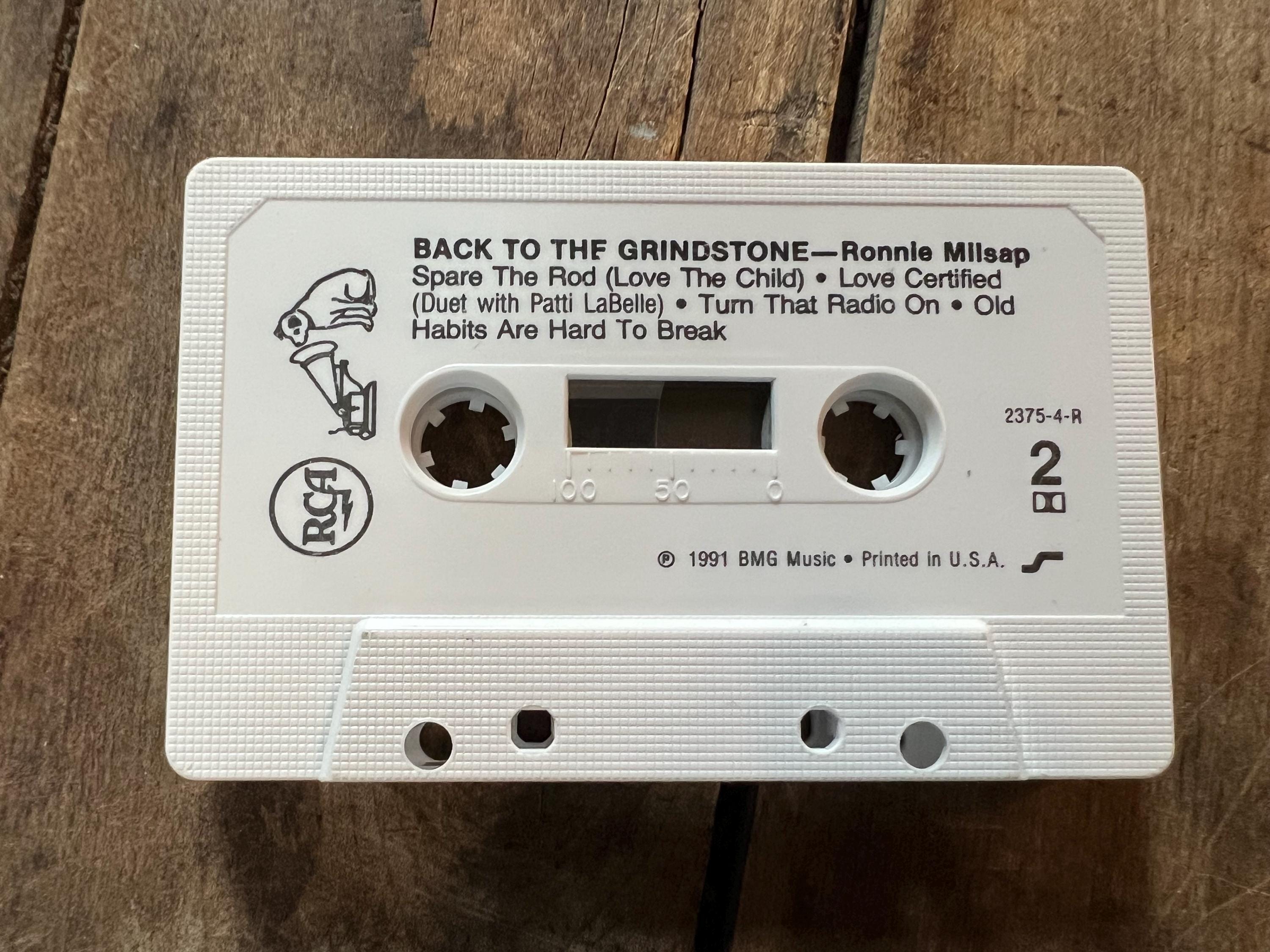 Ronnie Milsap "Back to the Grindstone" Cassette Tape - 1991 RCA Records