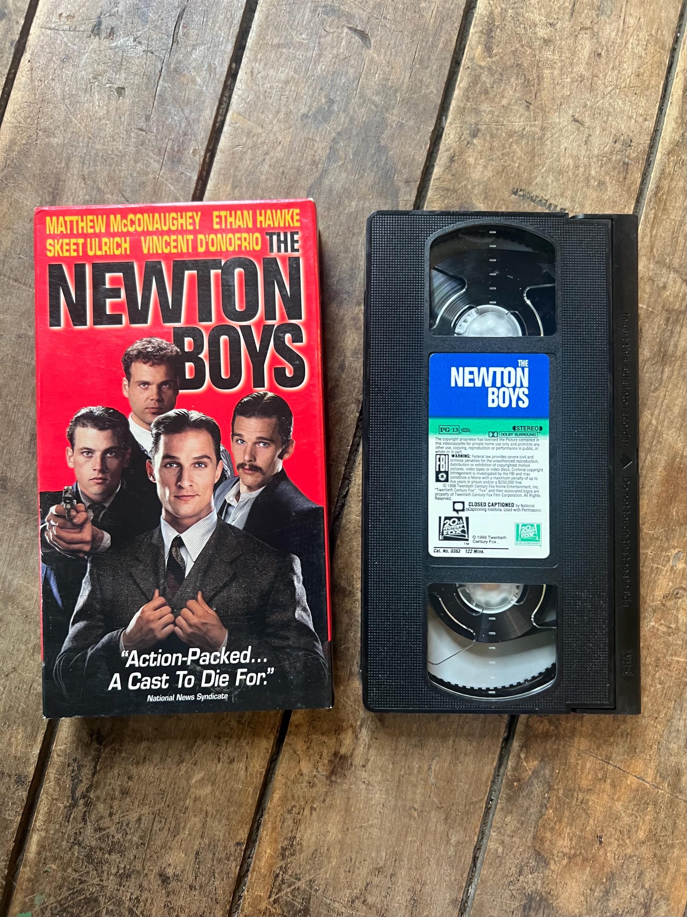 NEWTON BOYS - VHS Movie ( 1998 ) - Starring Mathew McConaughey & Ethan Hawke