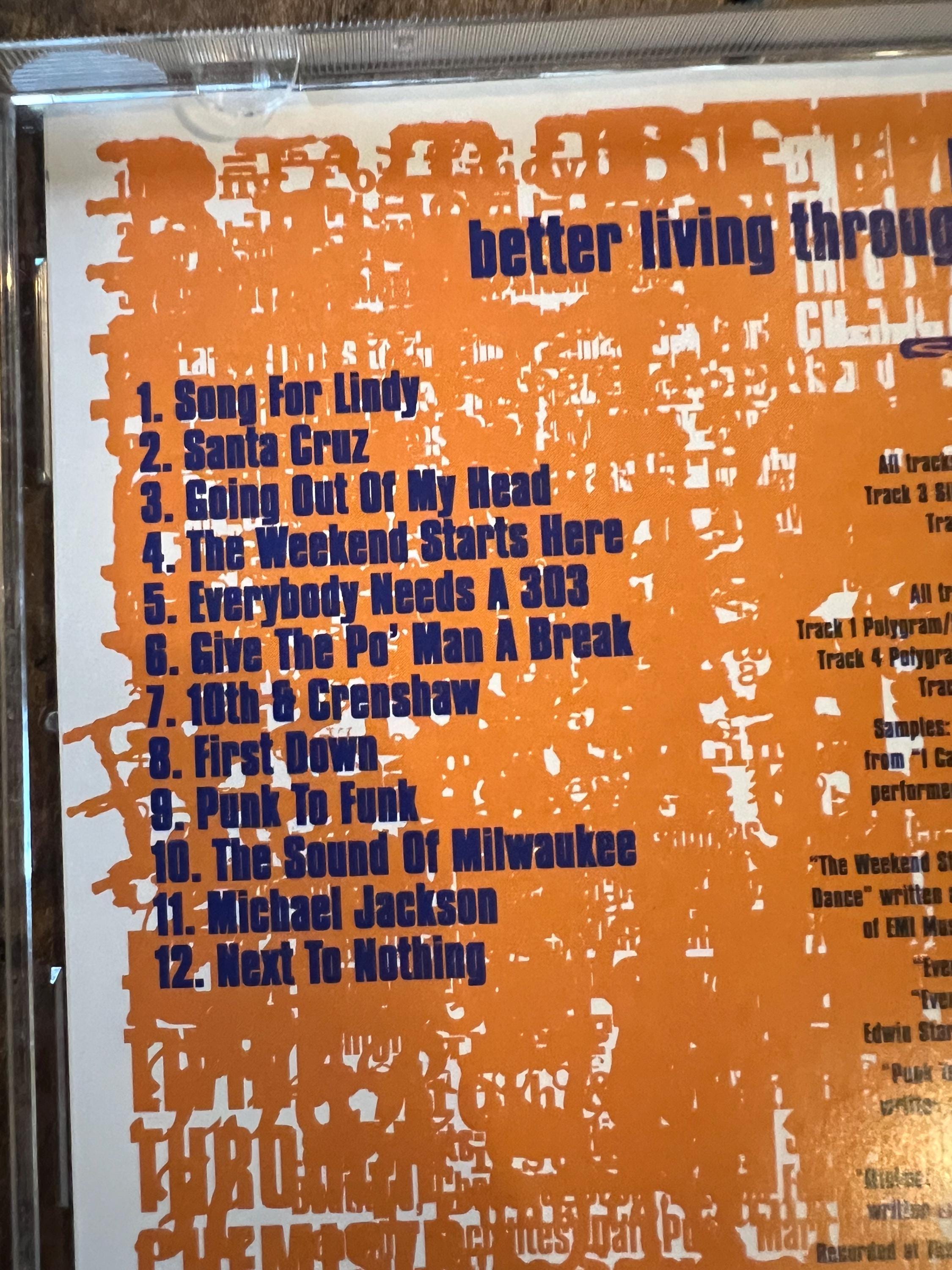 Fatboy Slim “Better Living Through Chemistry ” CD - 1996 Astralwerks Records