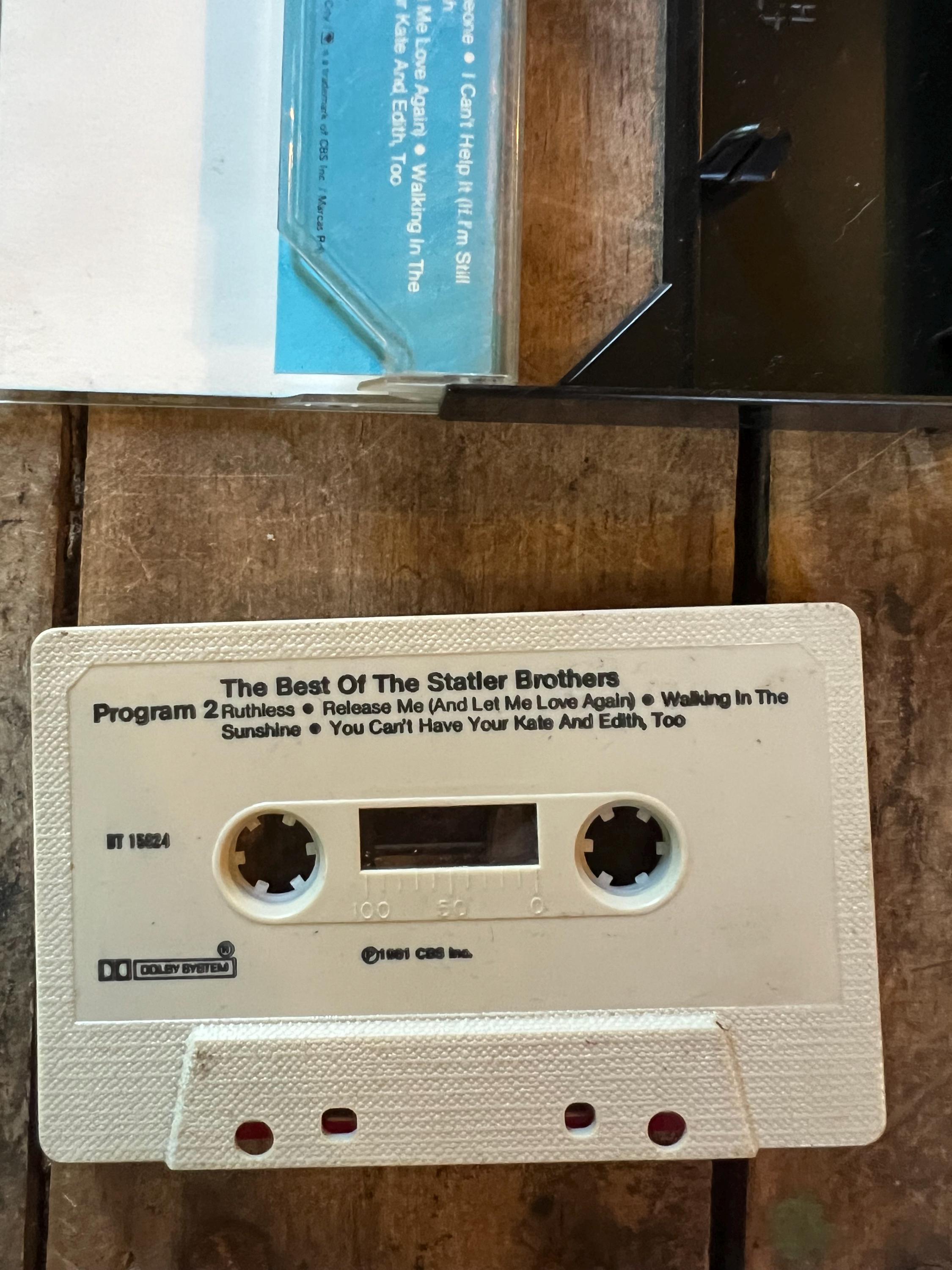 1981 The Best of The Statler Brothers - Original Cassette Tape - CBS Records  - Retro Cassette Tape - Rock & Roll - Folk Rock