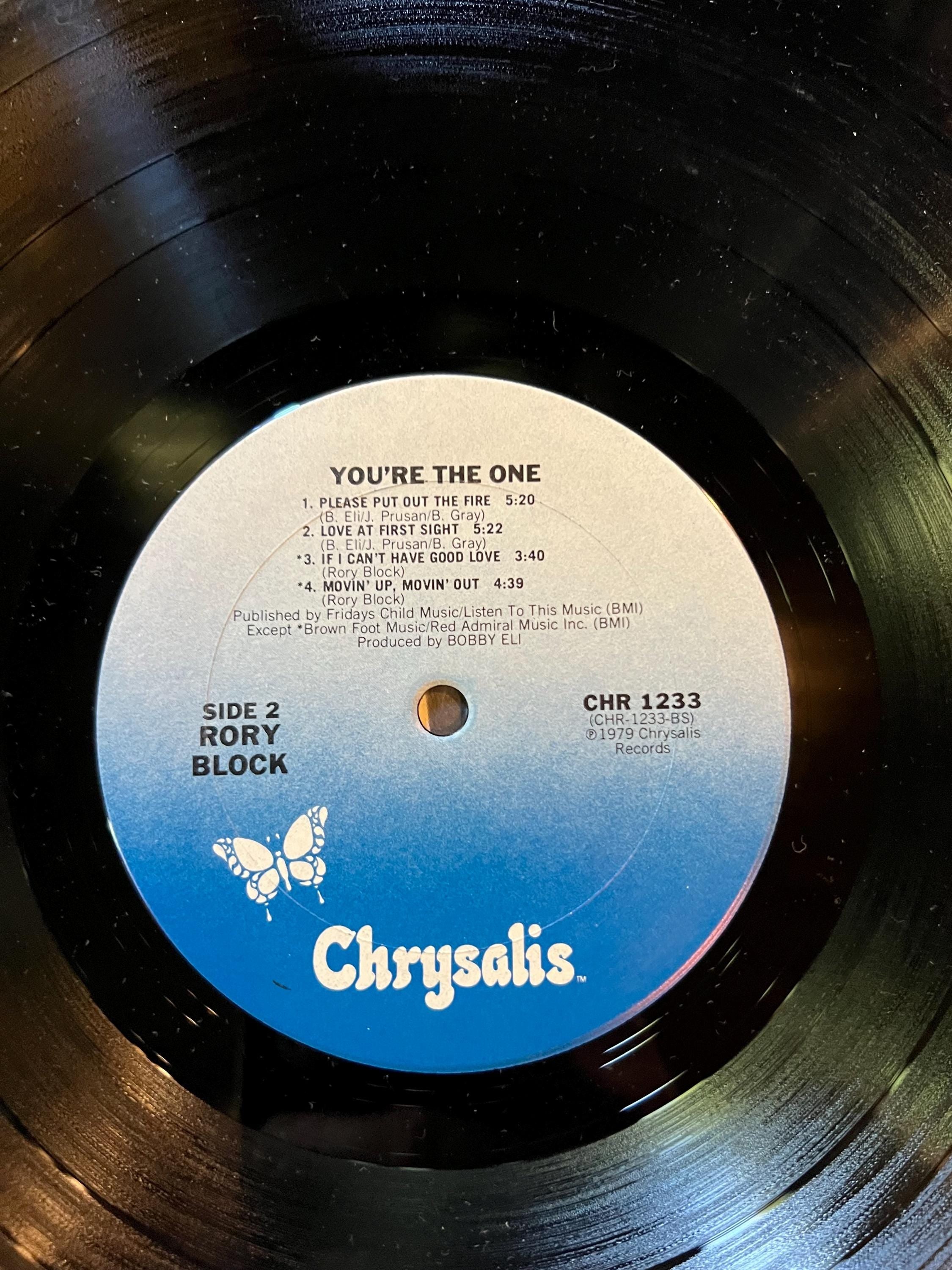 Rory Block  "You’re The One " LP - 1979 Chrysalis Retro Vinyl Record
