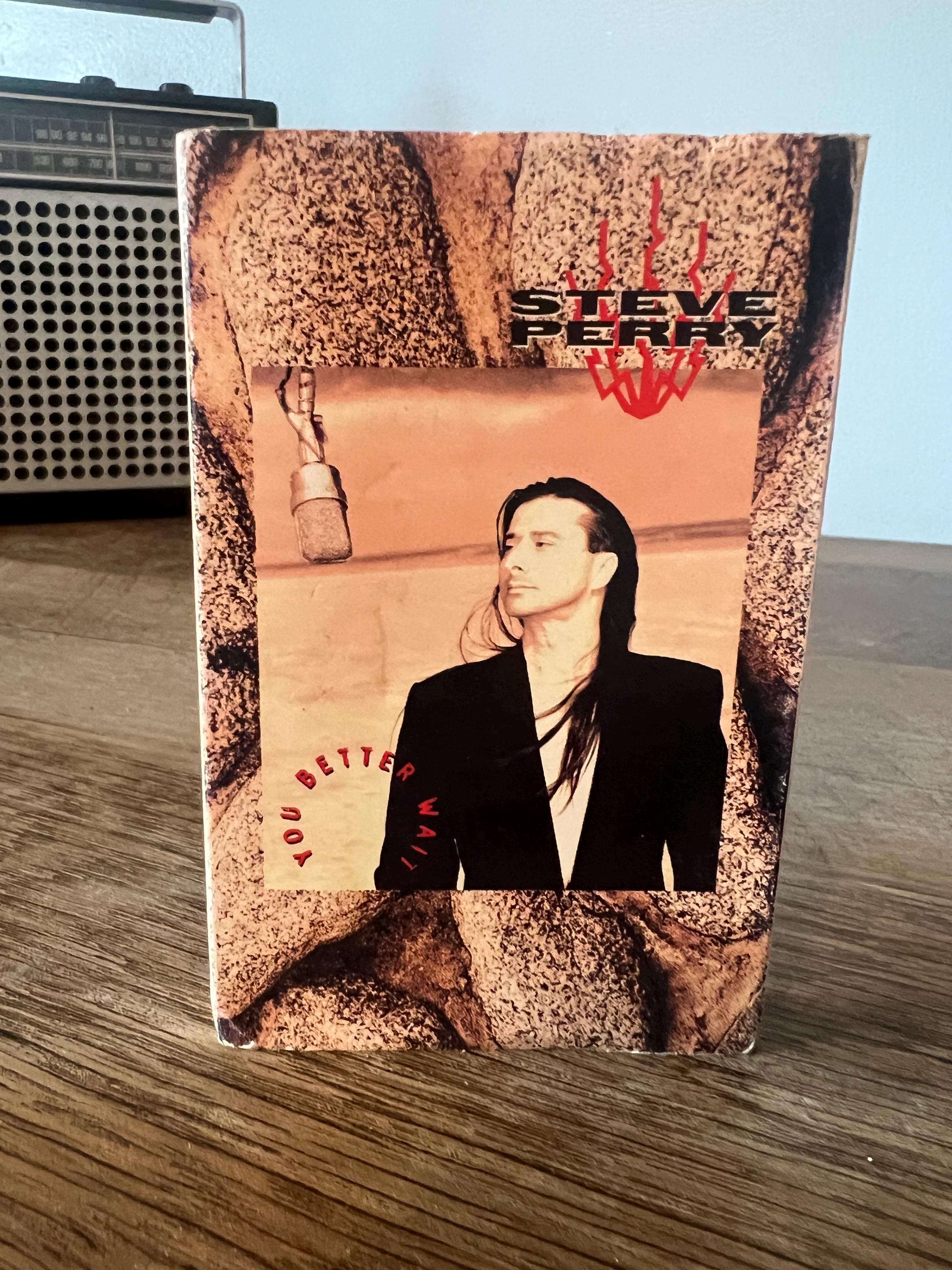 Vintage 1994 Steve Perry “You Better Wait”  Original Cassette Tape - Columbia Records - Rock & Roll