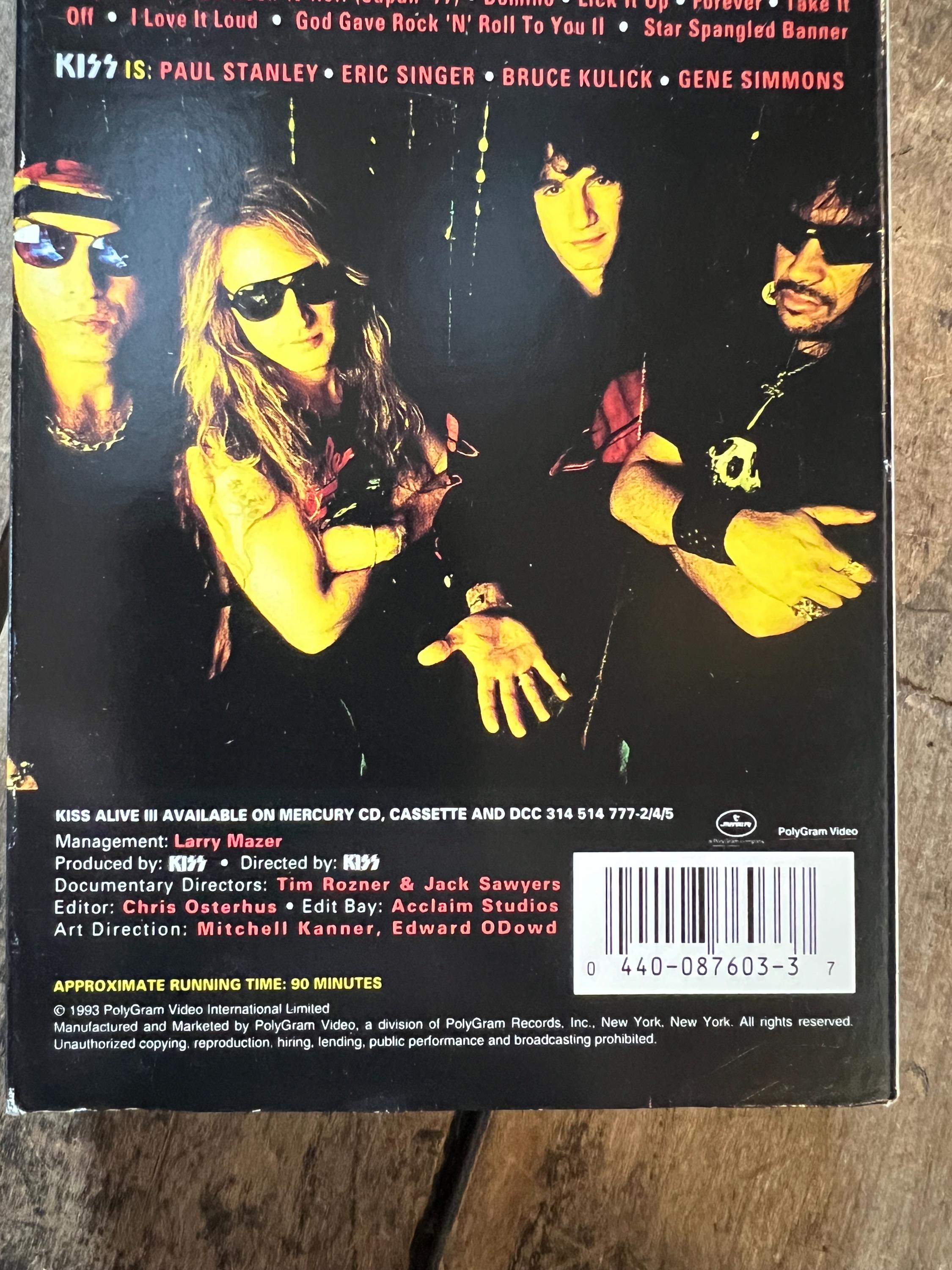 KISS Konfidential ( 1993 VHS Movie ) UNCENSORED