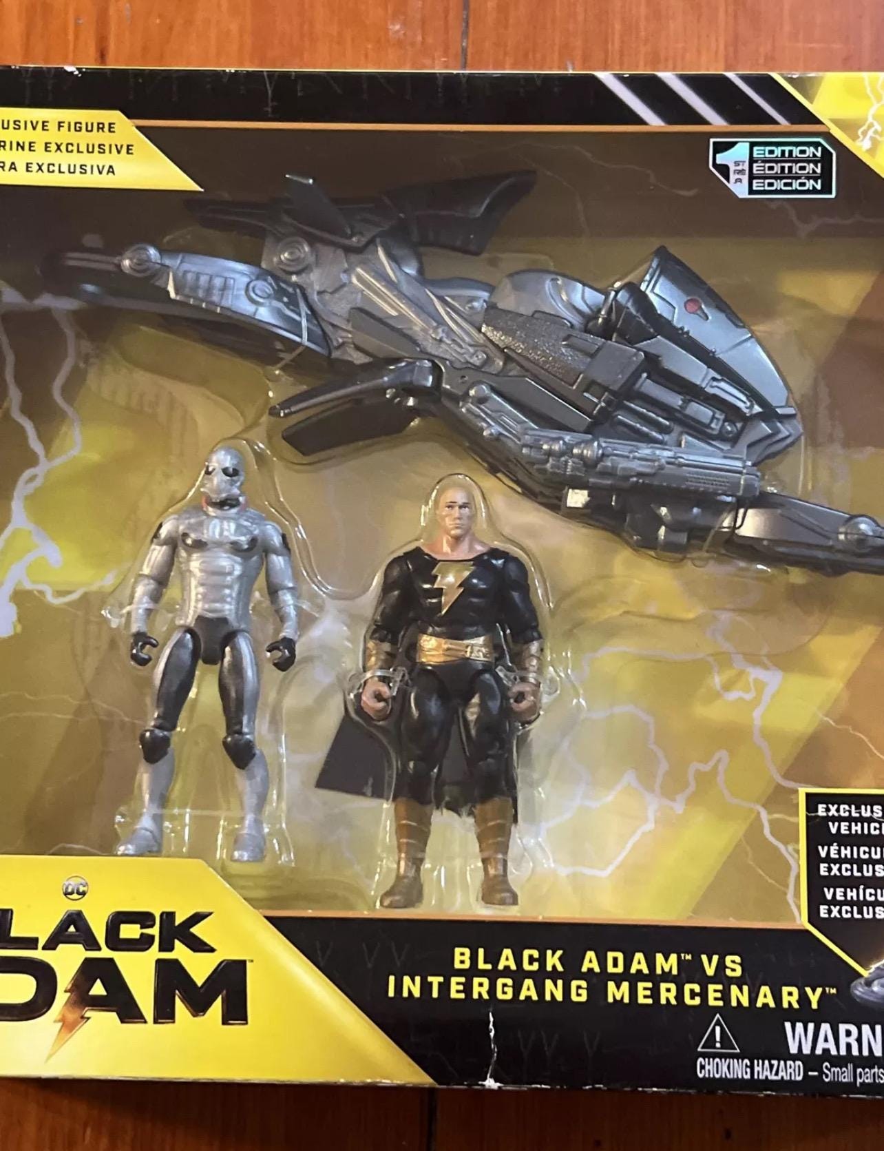 Black Adam vs Intergang Mercenary Action Figure: Spin Master 1st Edition