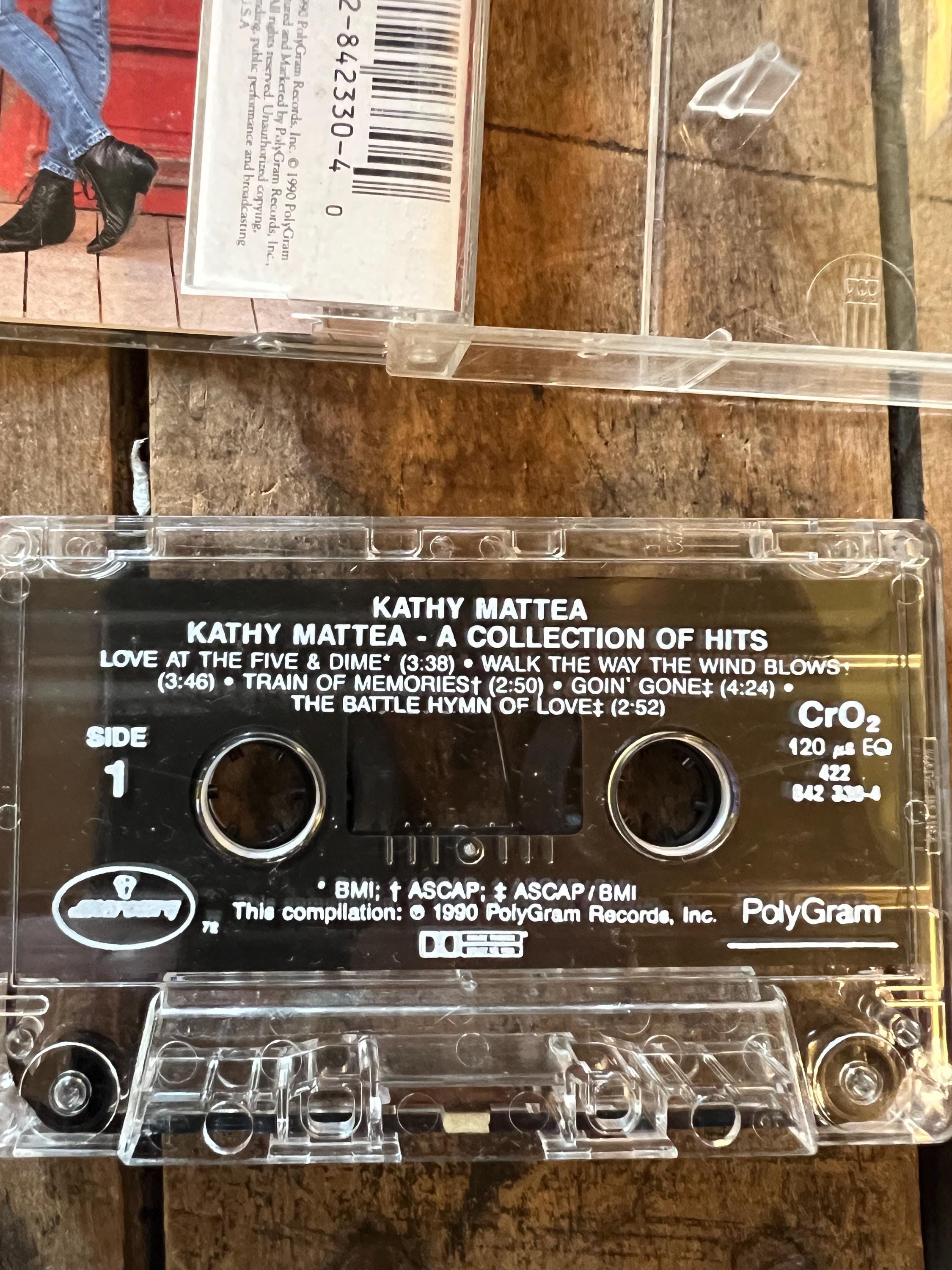 1990 Kathy Mattae A Collection of Hits Cassette Tape - Mercury Records