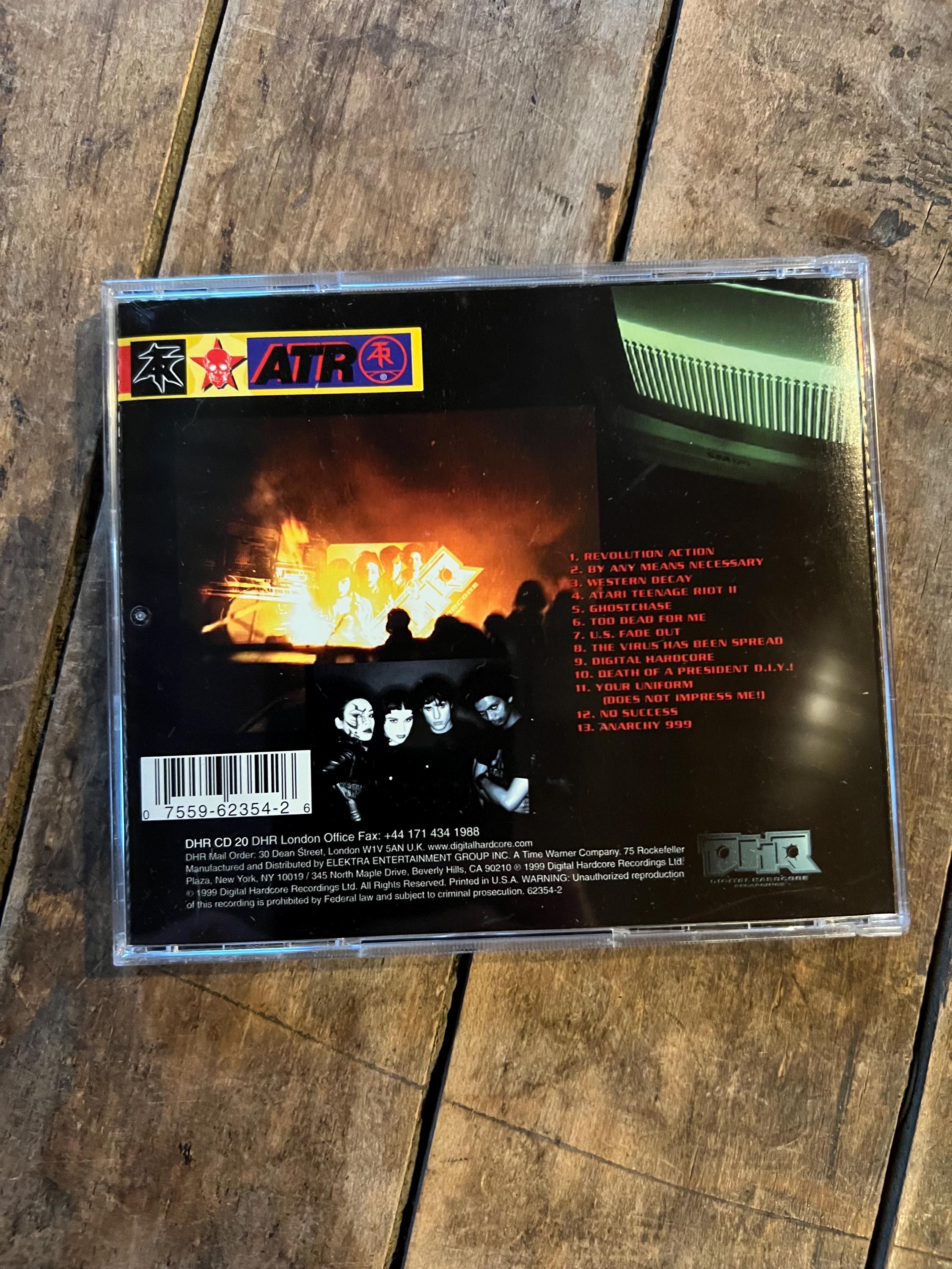 Atari Teenage Riot “60 Second Wipe Out” CD - 1999 Digital Hardcore Recordings Records