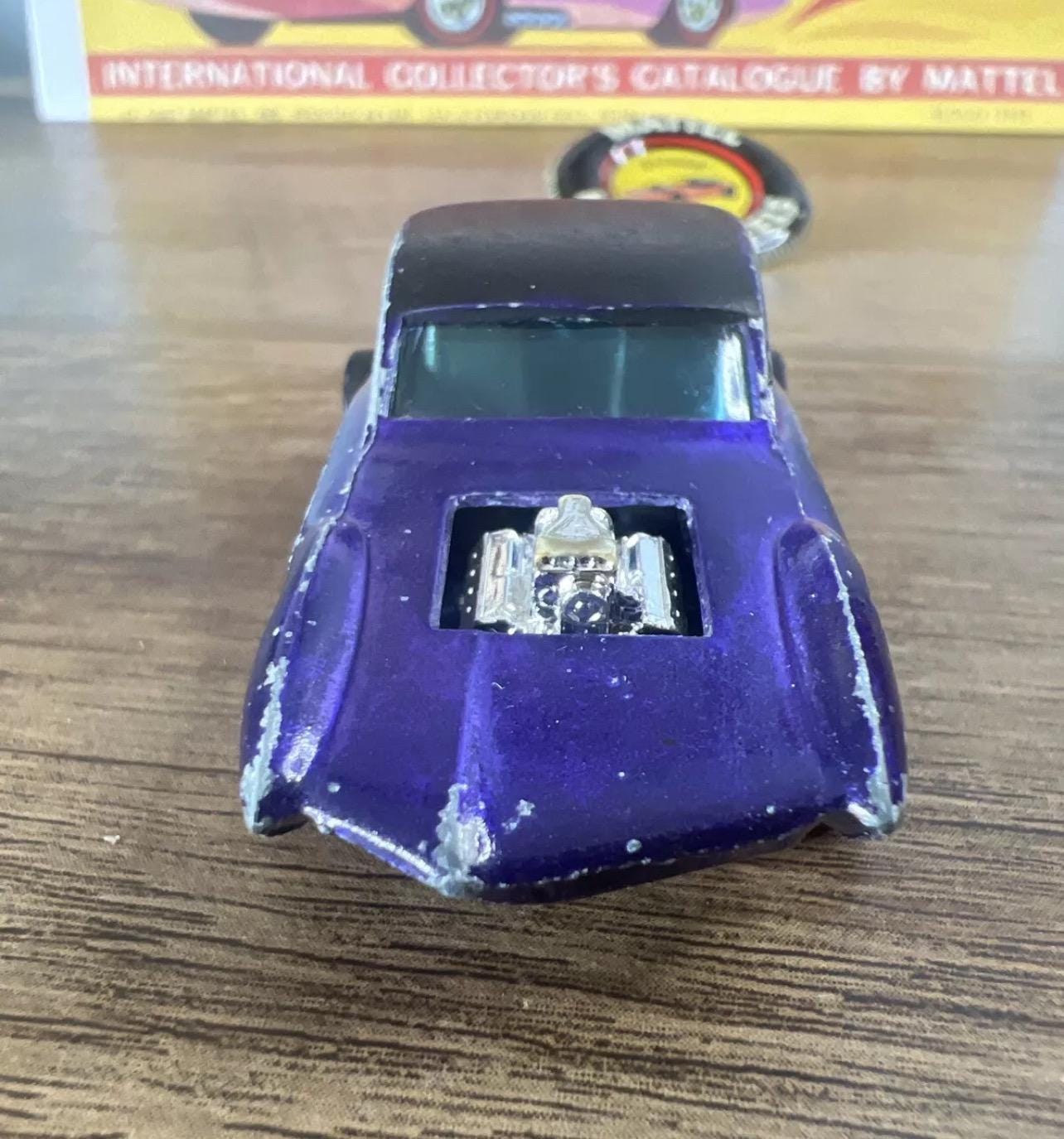 Vintage 1967 Hot Wheels Redline Python - Sweet Sixteen - Die Cast Car & Collector’s Button