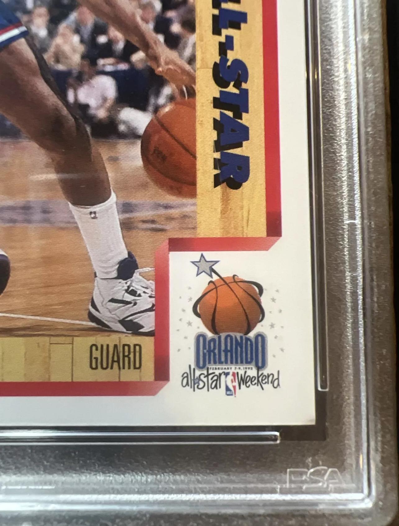 Vintage 1991 Upper Deck Magic Johnson All-Star Card - PSA 8