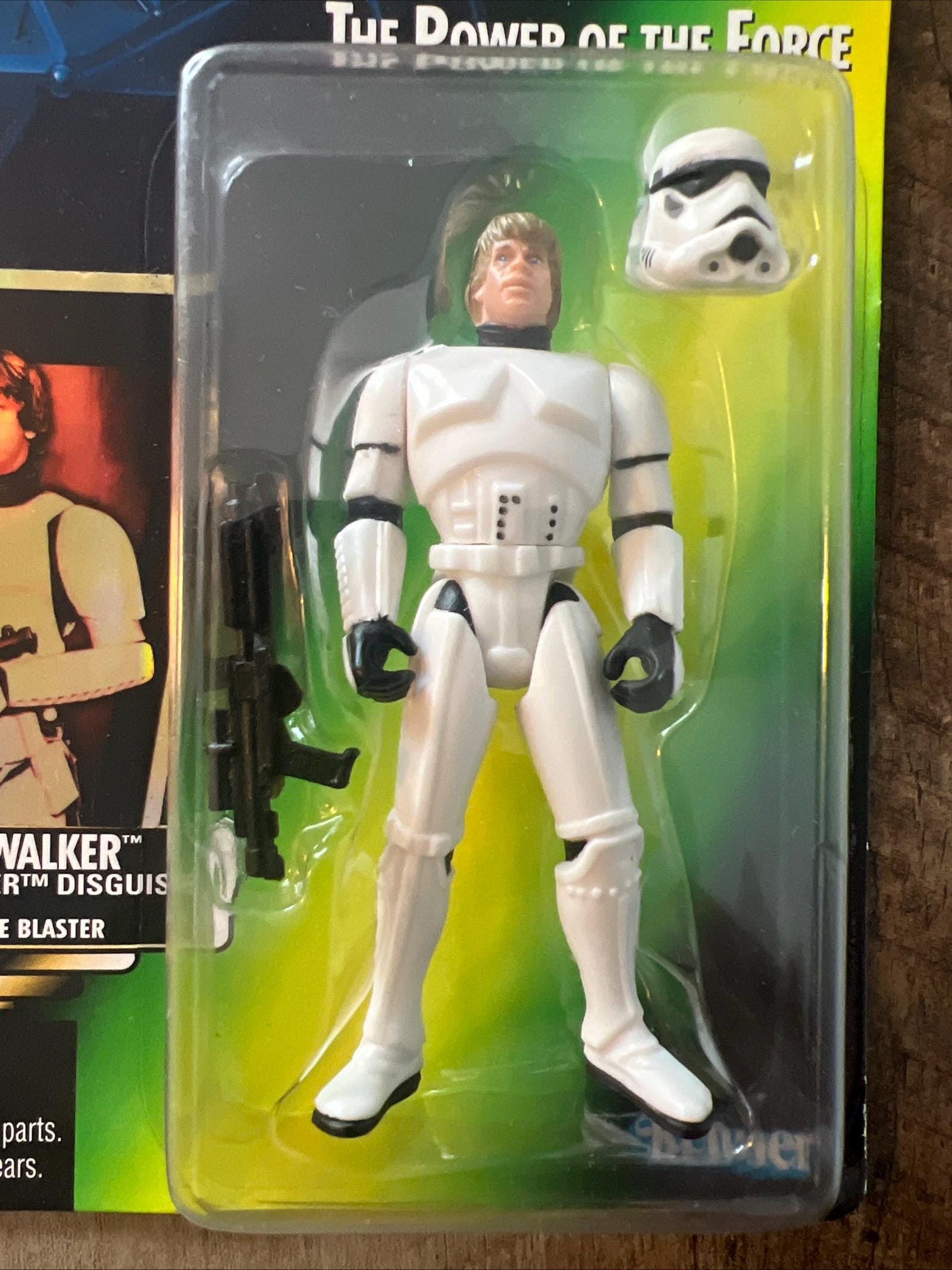 1996 Kenner Star Wars Luke Skywalker Stormtrooper Disguise Action Figure - MOC