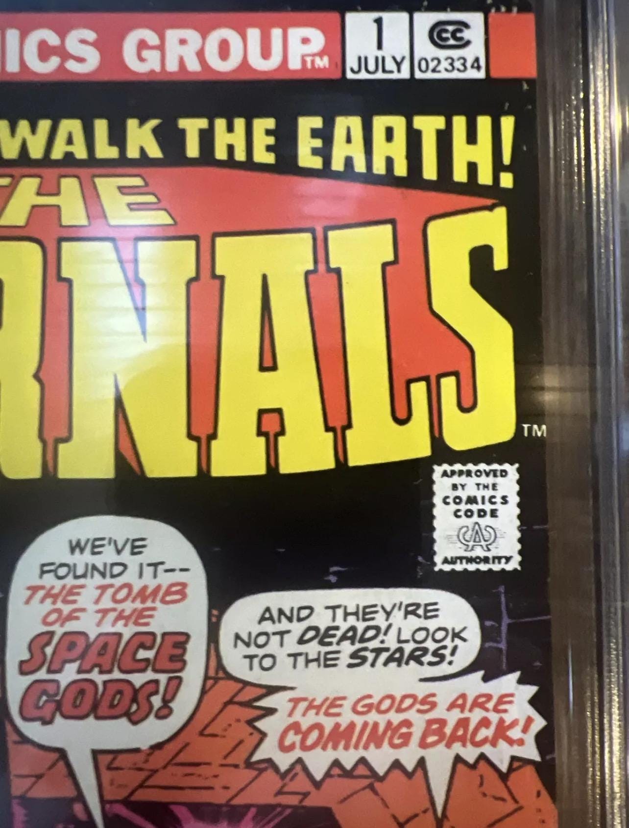 The Eternals #1 (1976) CGC 5.5 – Jack Kirby, First Appearance