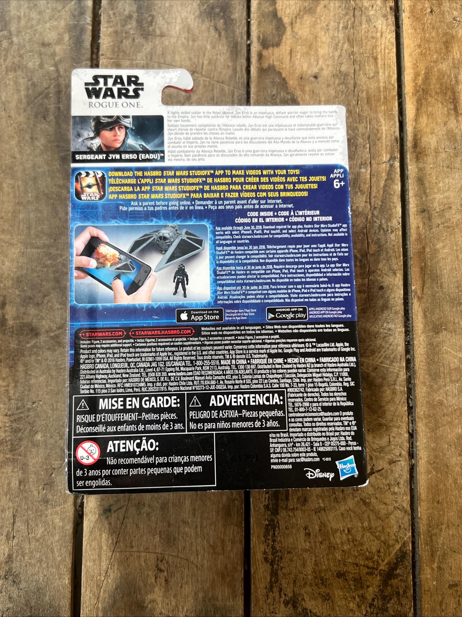 Star Wars Rogue One Sergeant Jyn Erso Action Figure - Hasbro MOC