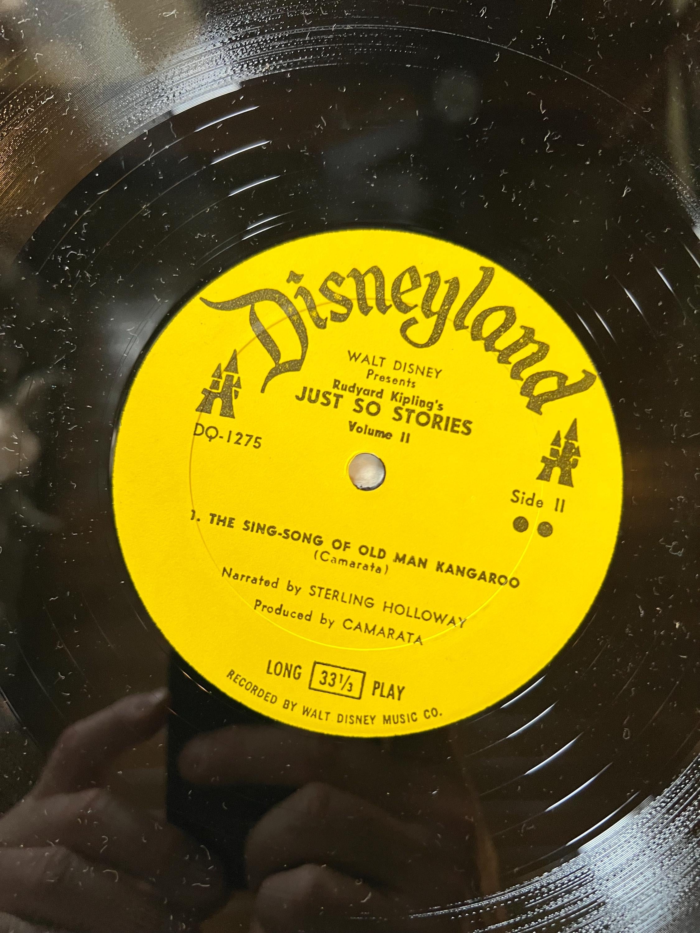 Just So Stories Volume 2 - 1965 Walt Disney Records - LP Vinyl Album - by Rudyard Kipling