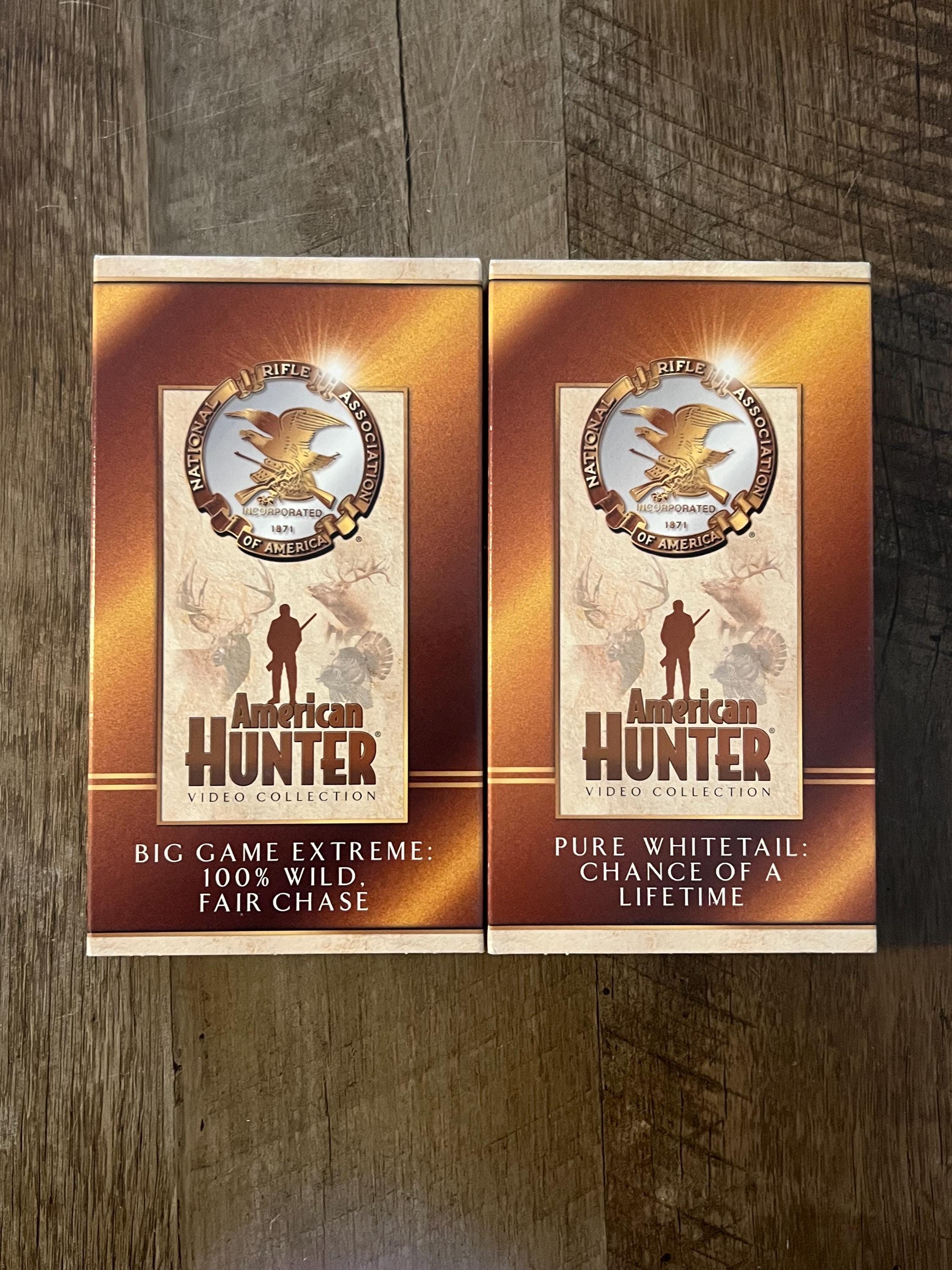 NRA American Hunter Video Collection 2 Movie Set ( VHS 2001)