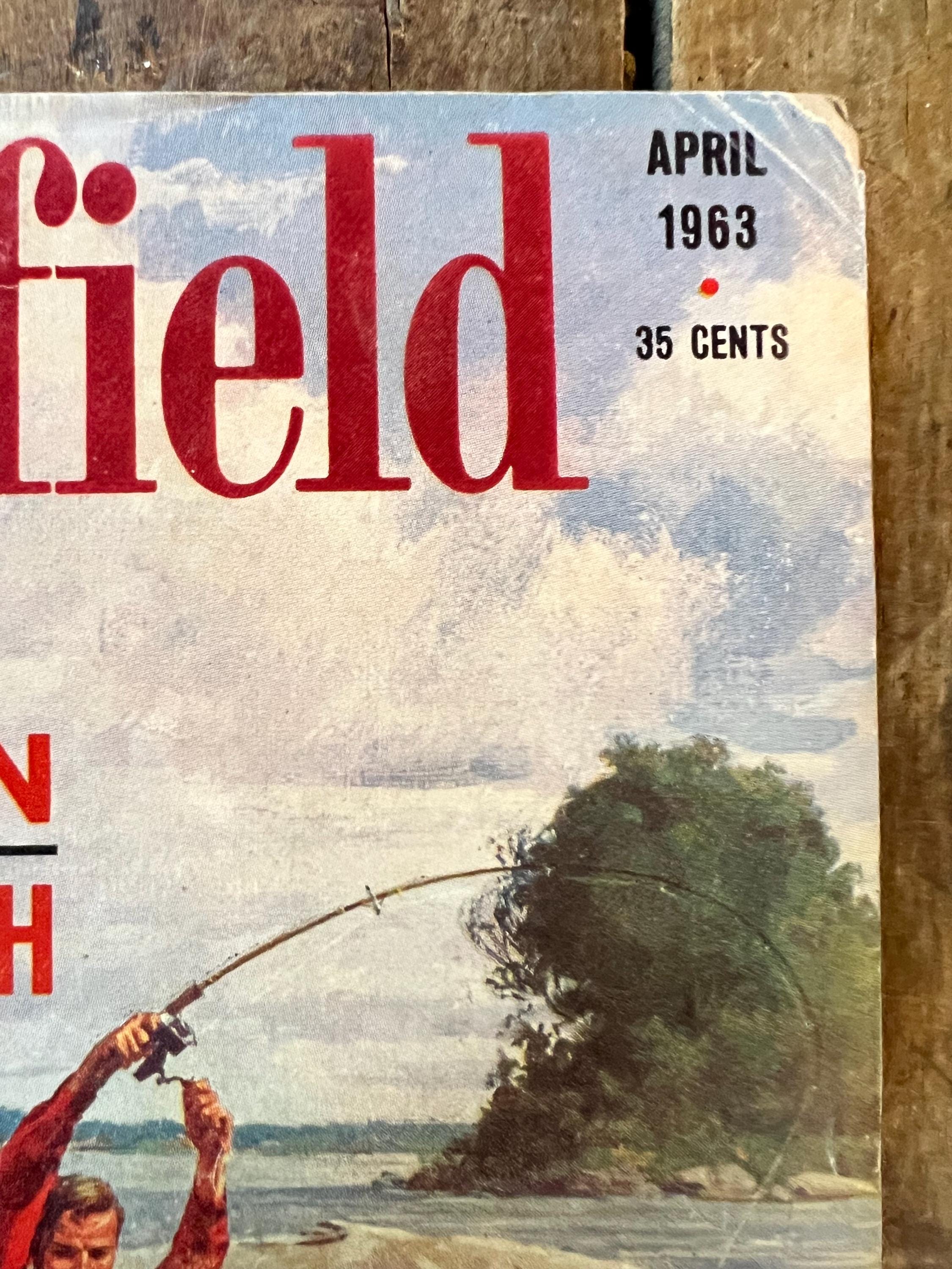 Vintage 1963 Sports Afield Magazine - April Edition