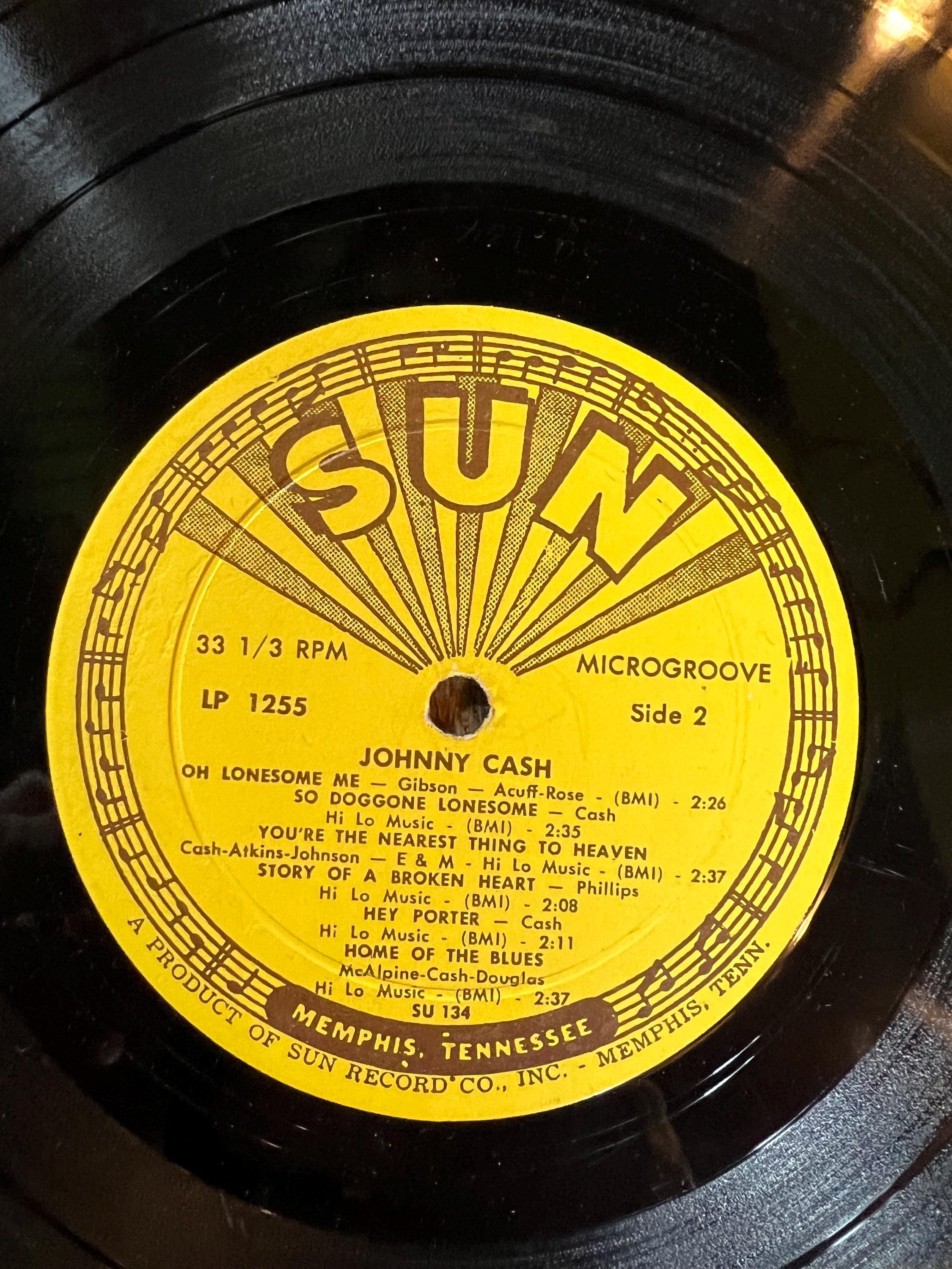 Johnny Cash “Now Here’s Johnny Cash” - Retro Vinyl  - 1961 Original LP Record - Sun Records - Country