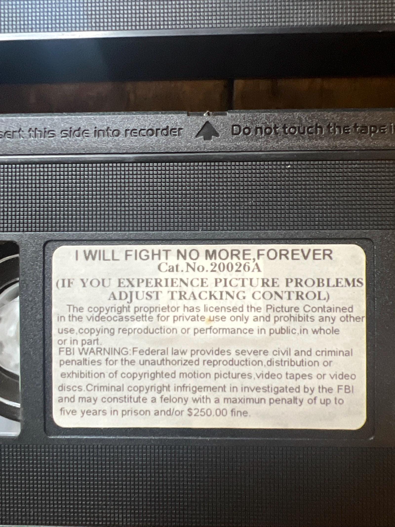 Sam Elliot VHS Box Set: Molly and Lawless John, I Will Fight No More