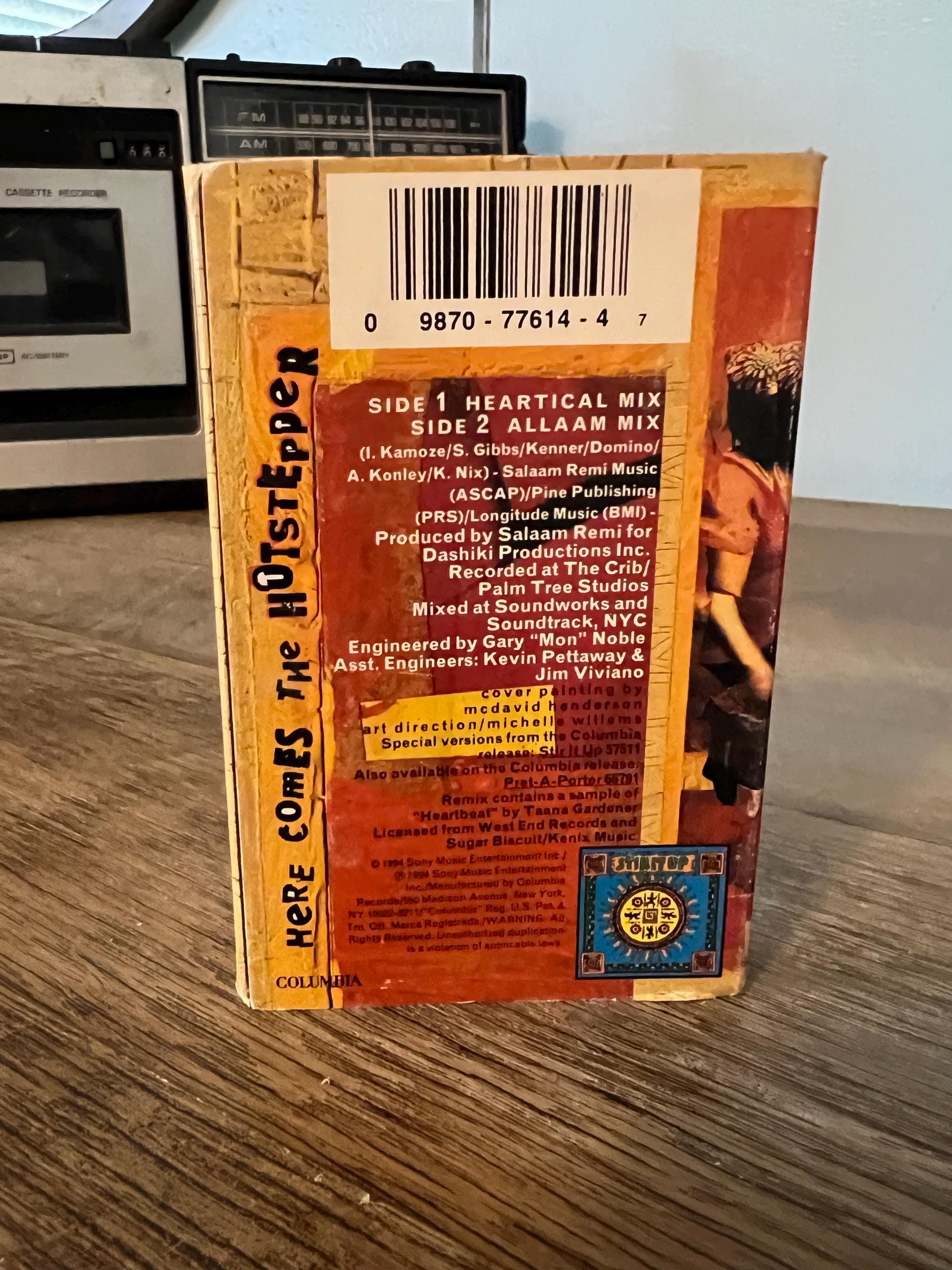 Vintage 1994 Ini Kamoze Cassette Tape: Here Comes The Hotstepper