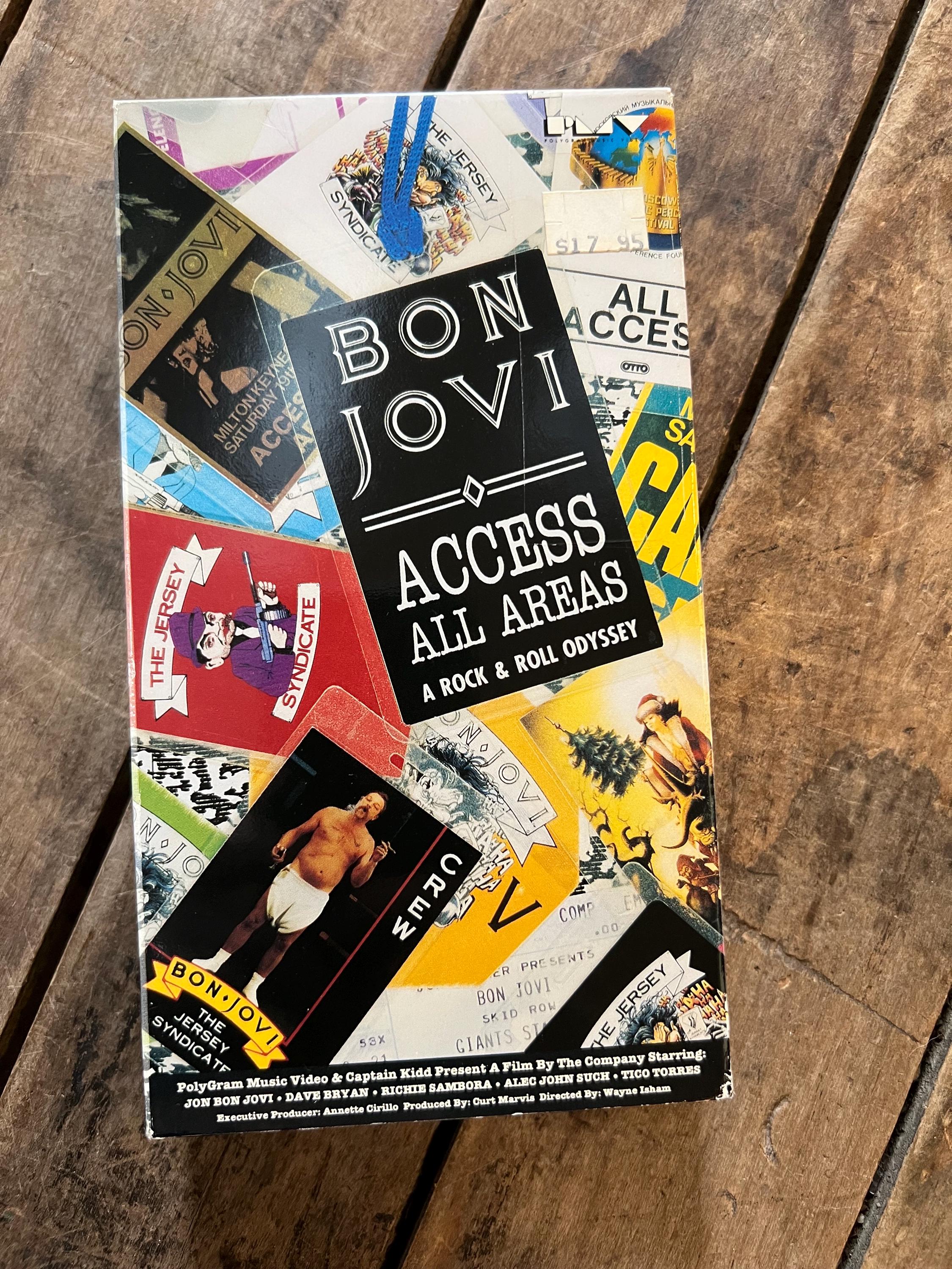 Bon Jovi - Access All Areas A Rock & Roll Odyssey ( 1990 VHS Movie )