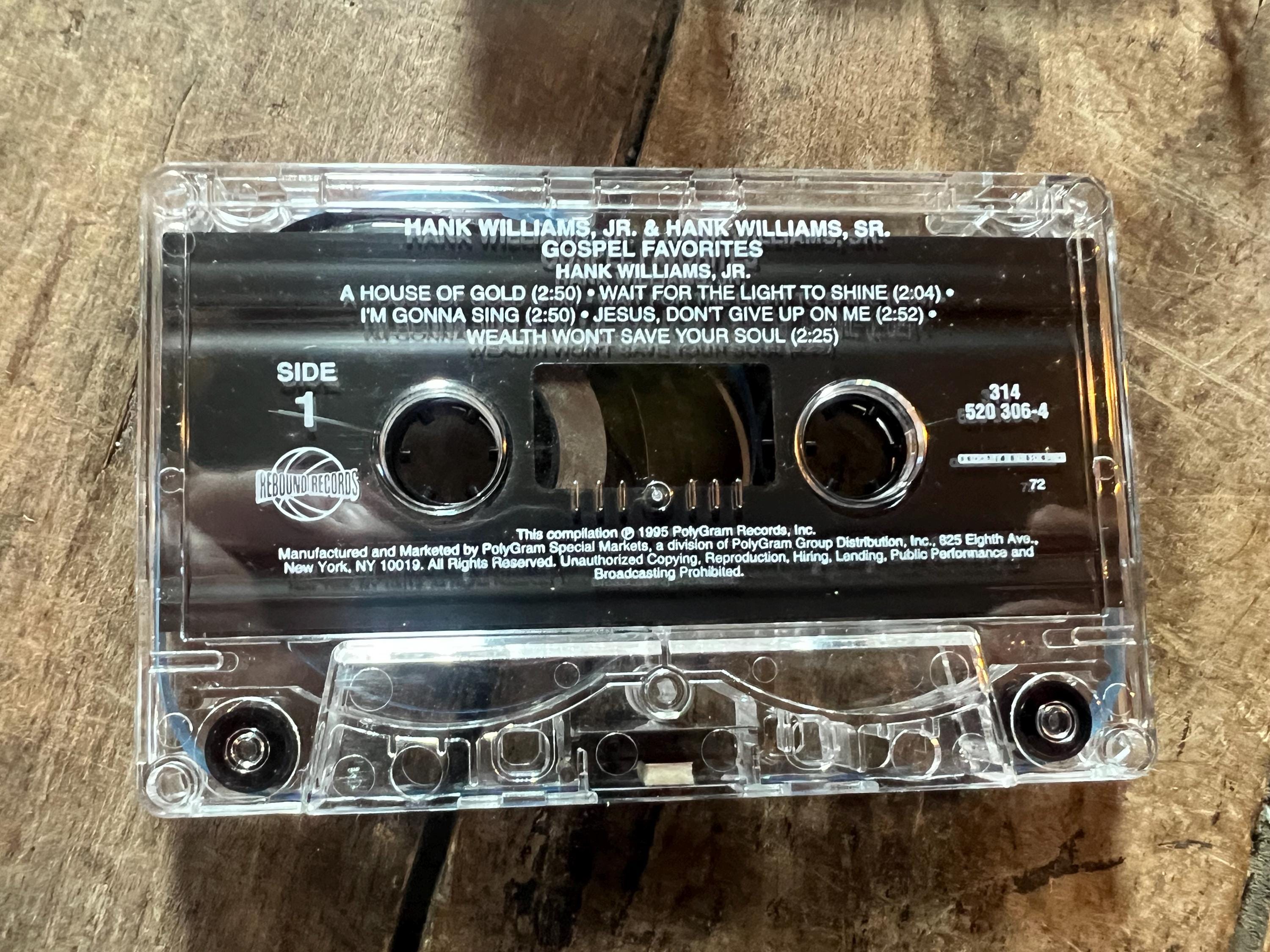 Hank Williams Gospel Cassette Tape: Back to Back Favorites - Rebound Records