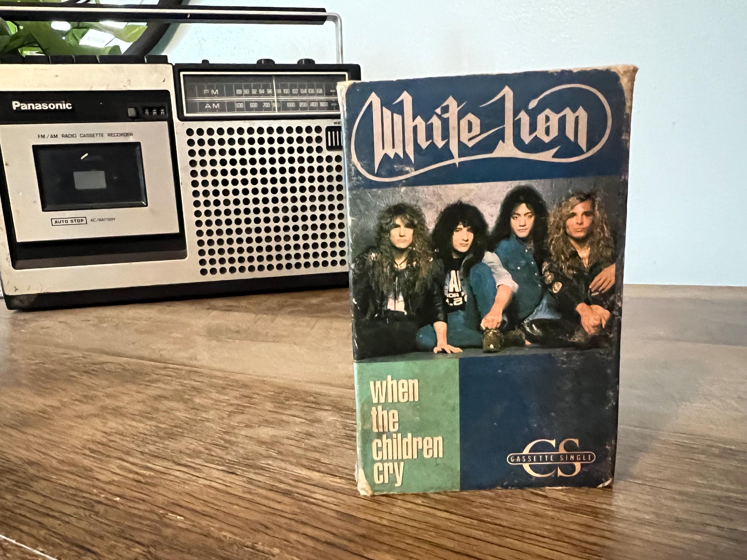 Vintage 1988 White Lion Cassette Tape: When the Children Cry