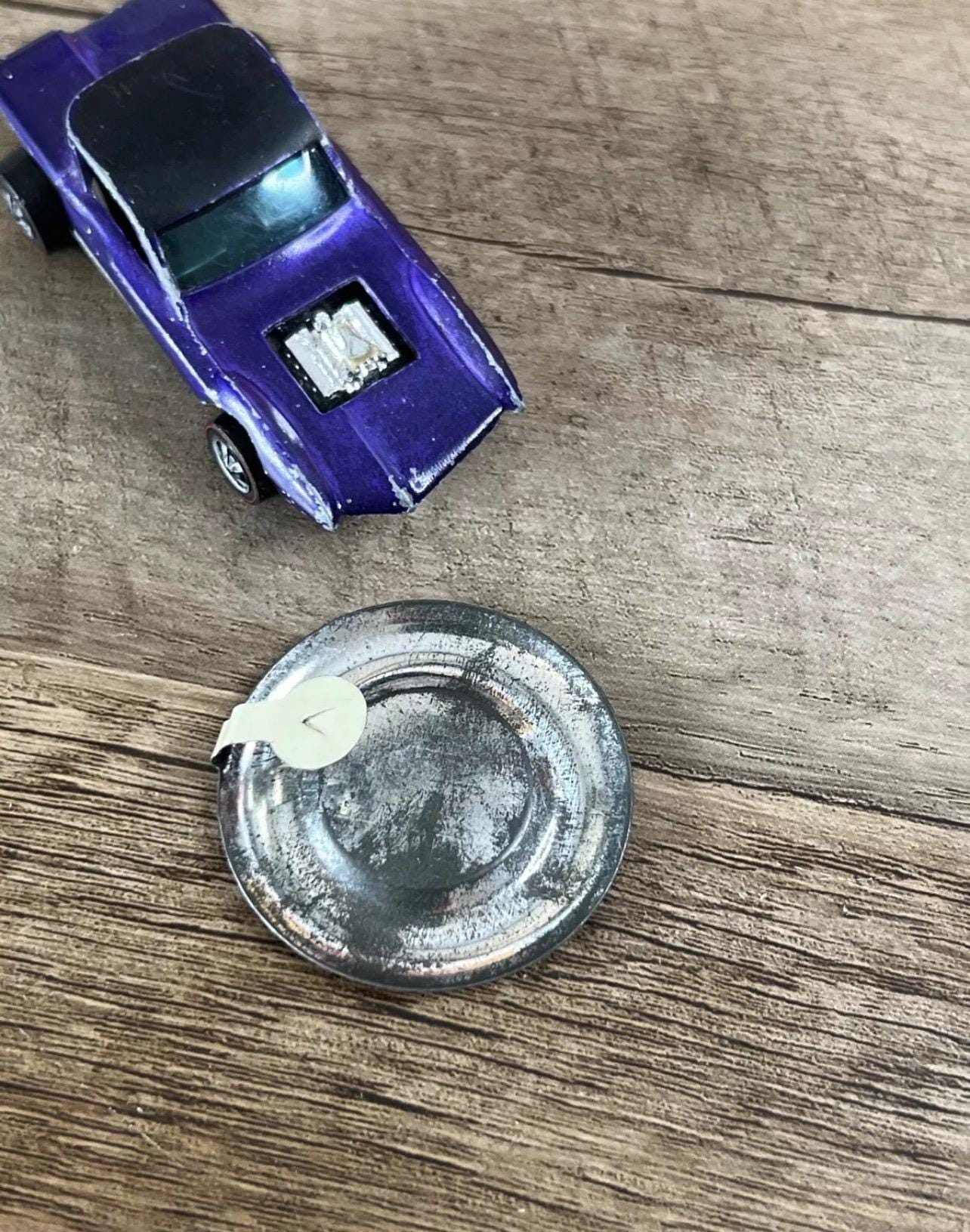 Vintage 1967 Hot Wheels Redline Python - Sweet Sixteen - Die Cast Car & Collector’s Button