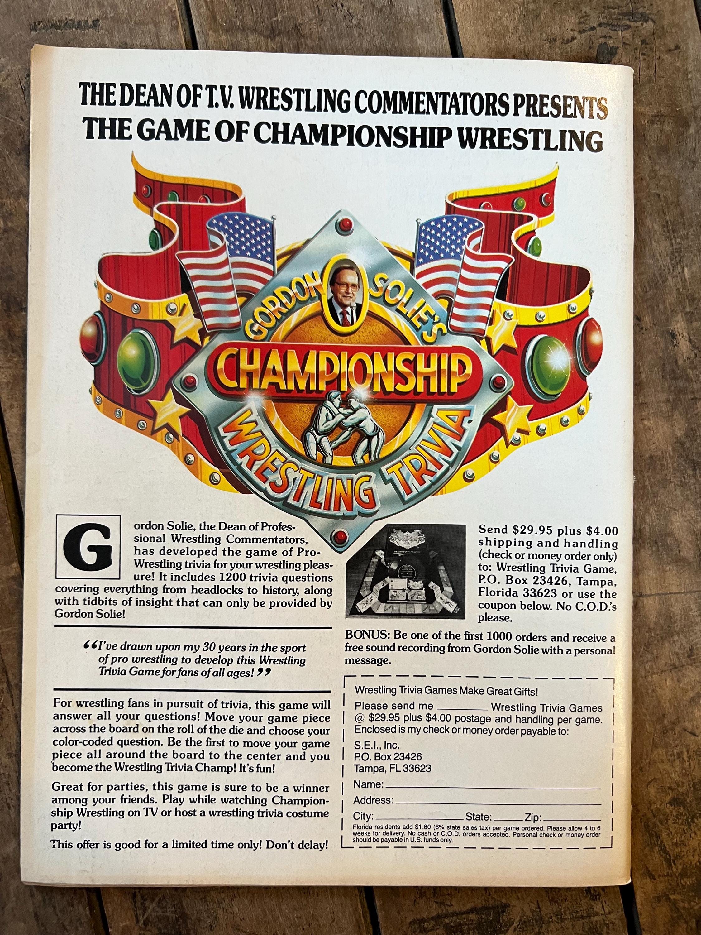 Wrestler Annual Magazine - Summer 1988 - WWF / WWE - Rick Rude Cover & Feature