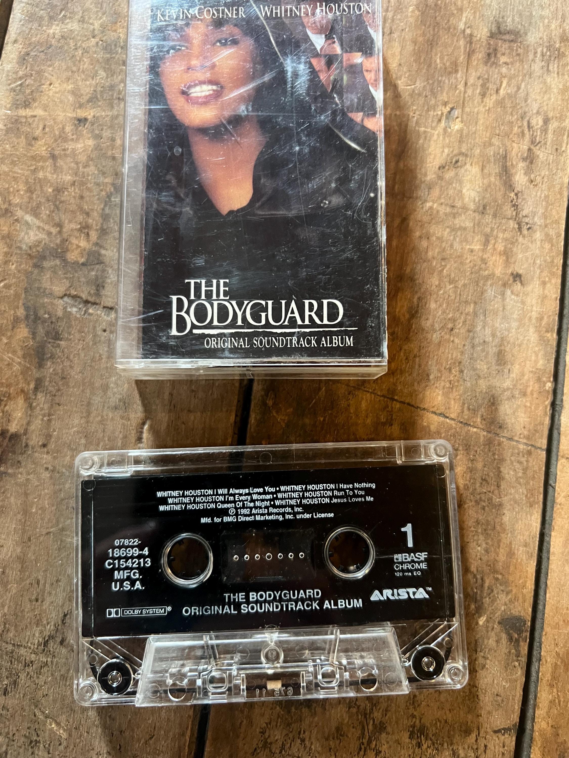 1992 Whitney Houston THE BODYGUARD Cassette Tape - Arista Records ( music from the motion picture)