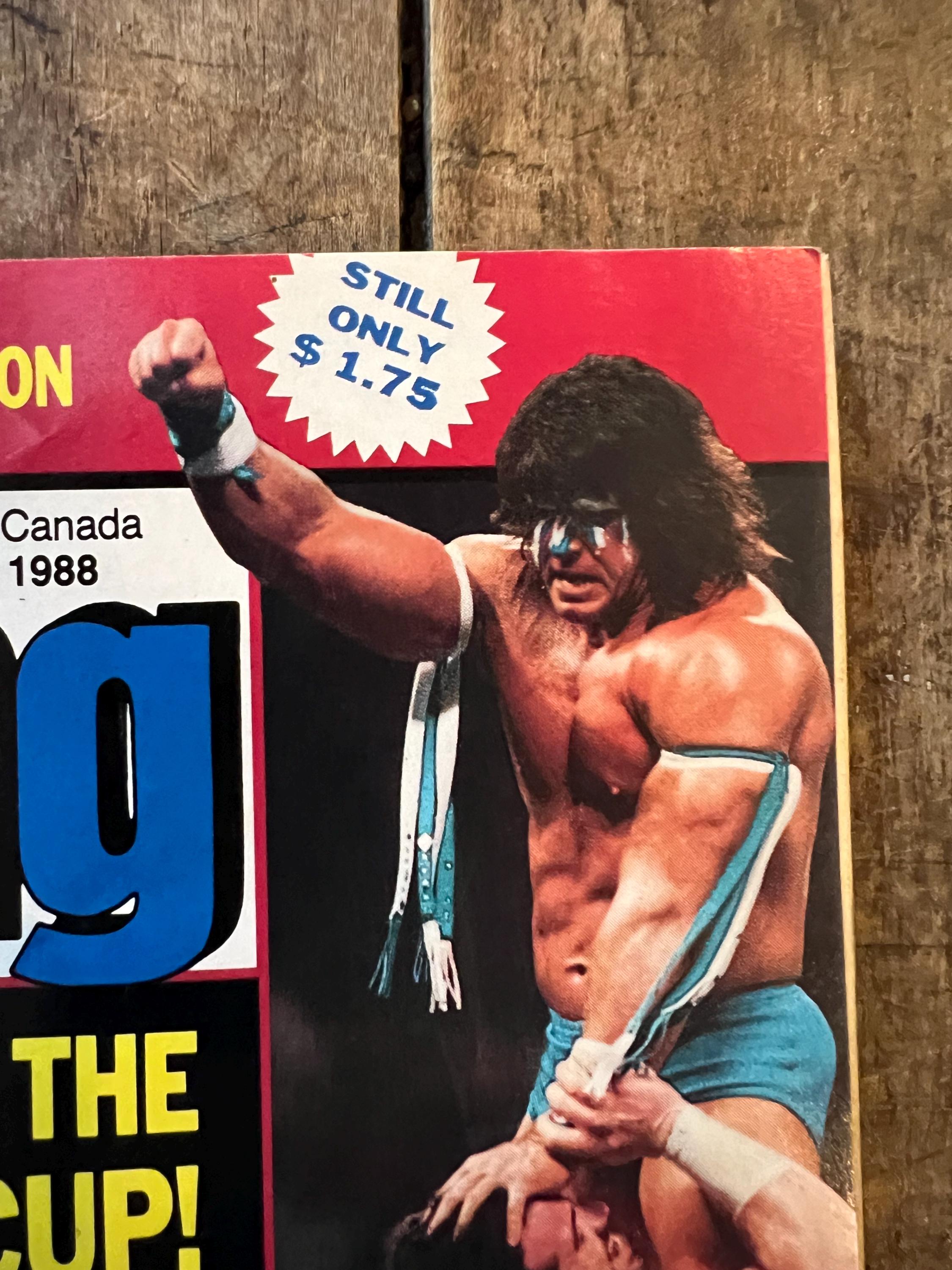 Sports Review Wrestling Magazine  - August 1988 - WWF WWE - Ultimate Warrior