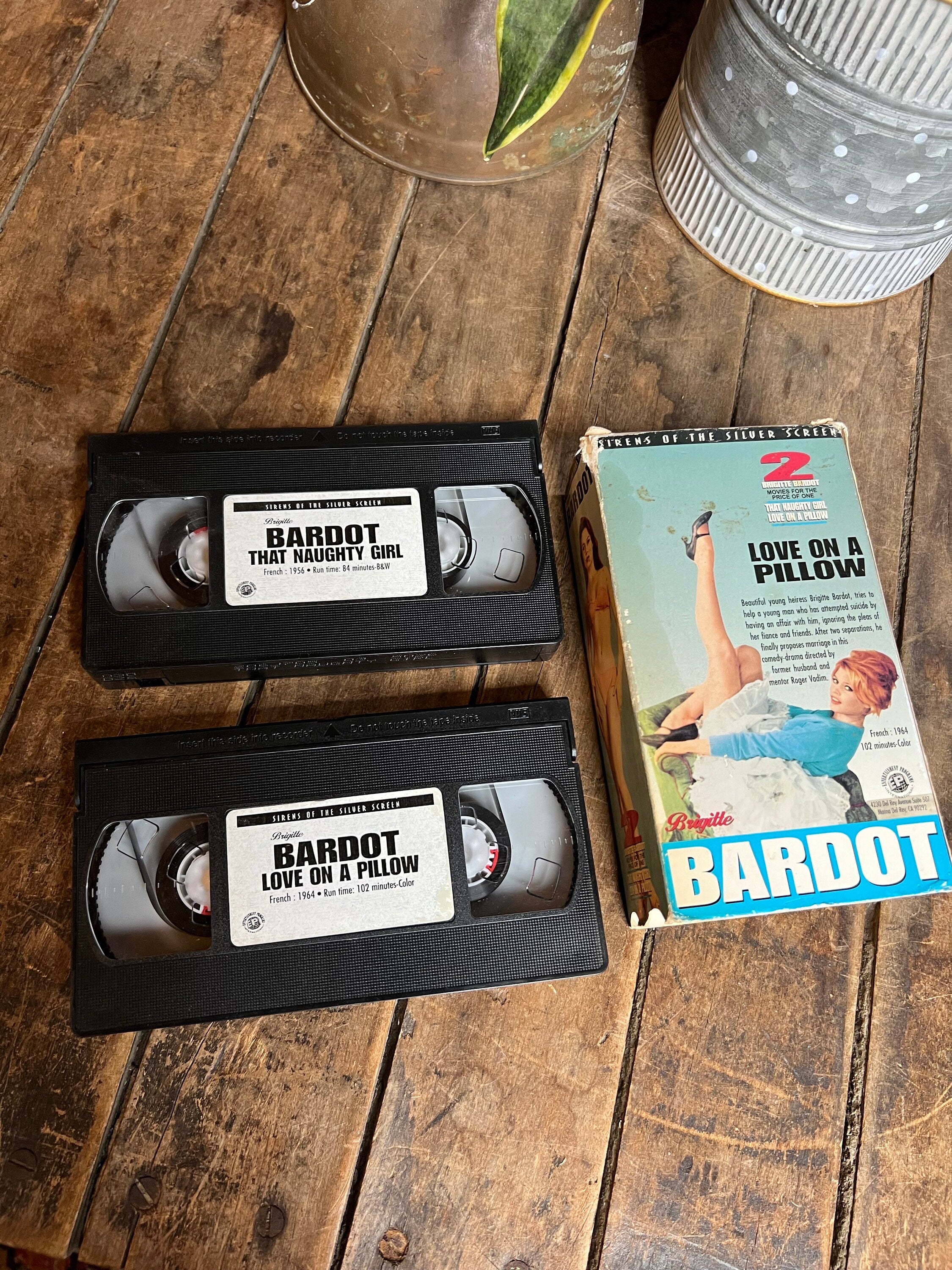 Vintage Bridgette Bardot VHS Double Feature: Sirens of the Silver Screen