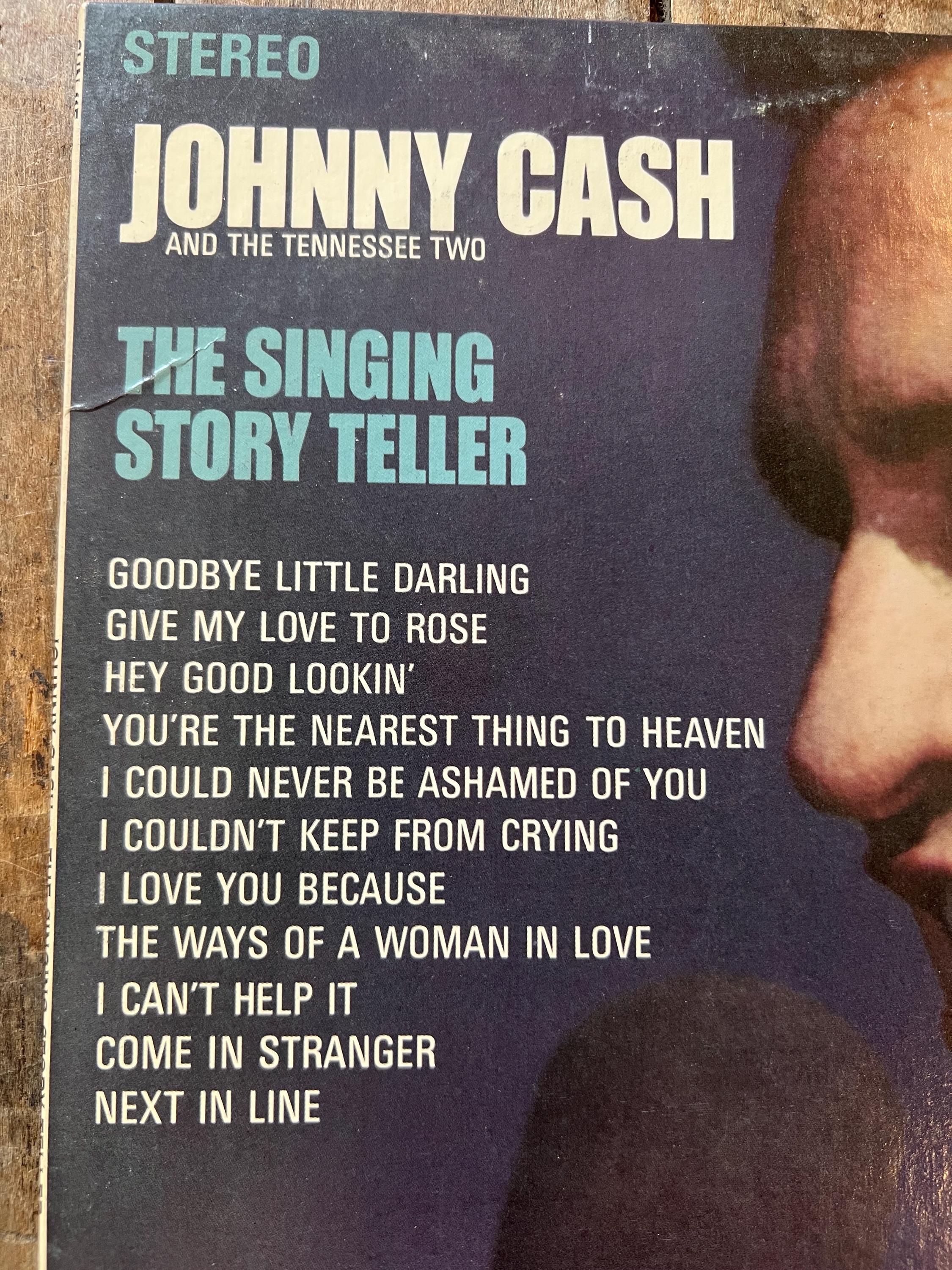 Johnny Cash - The Singing Story Teller Vinyl LP - Sun Records