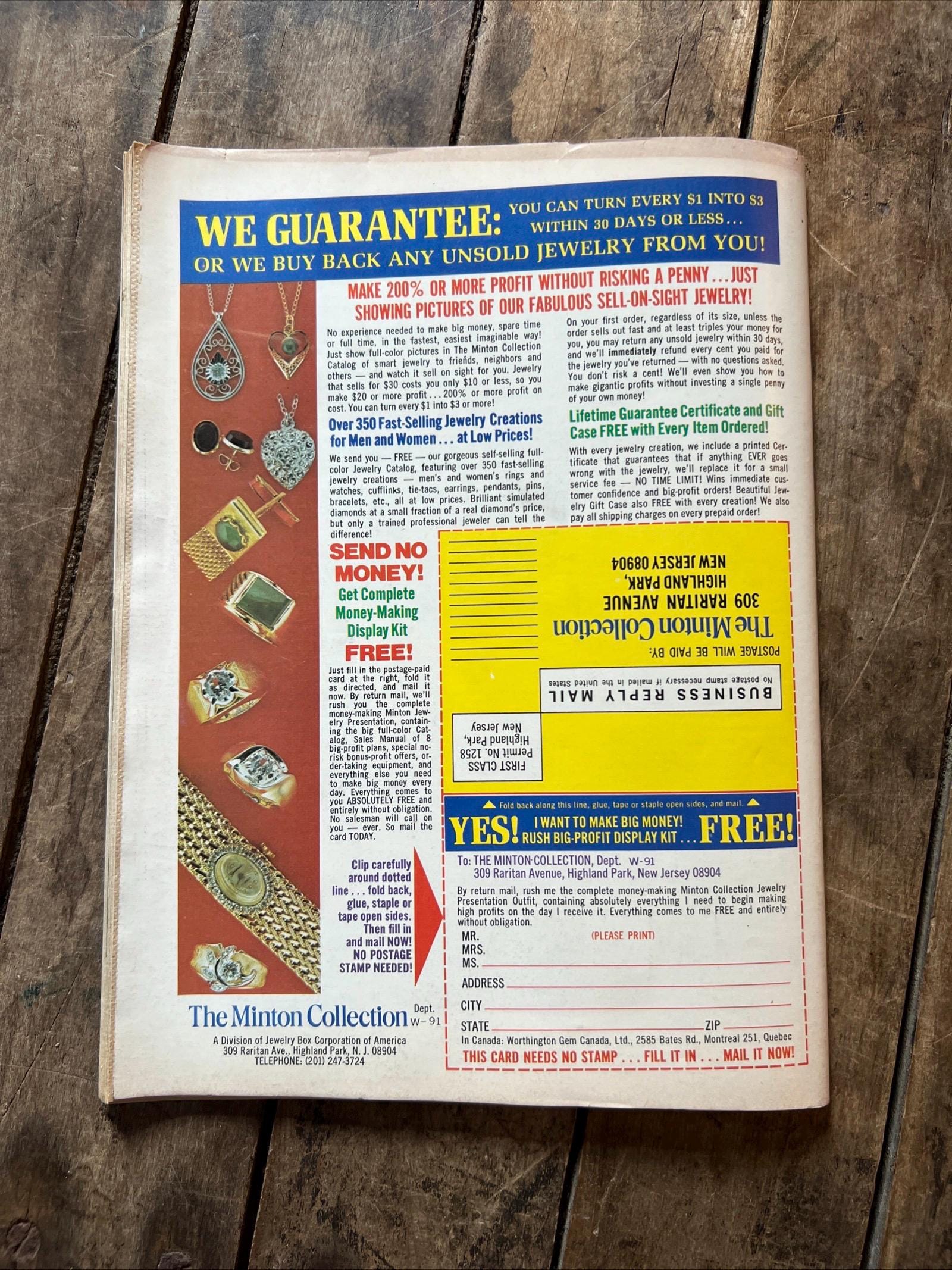 Vintage Inside Wrestling Magazine - November 1974 WWF/WWE