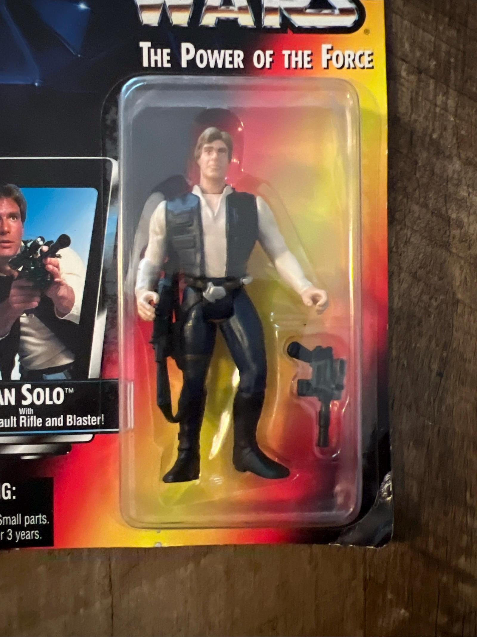 1995 Star Wars Han Solo Smuggler Action Figure - Power Of The Force, Kenner