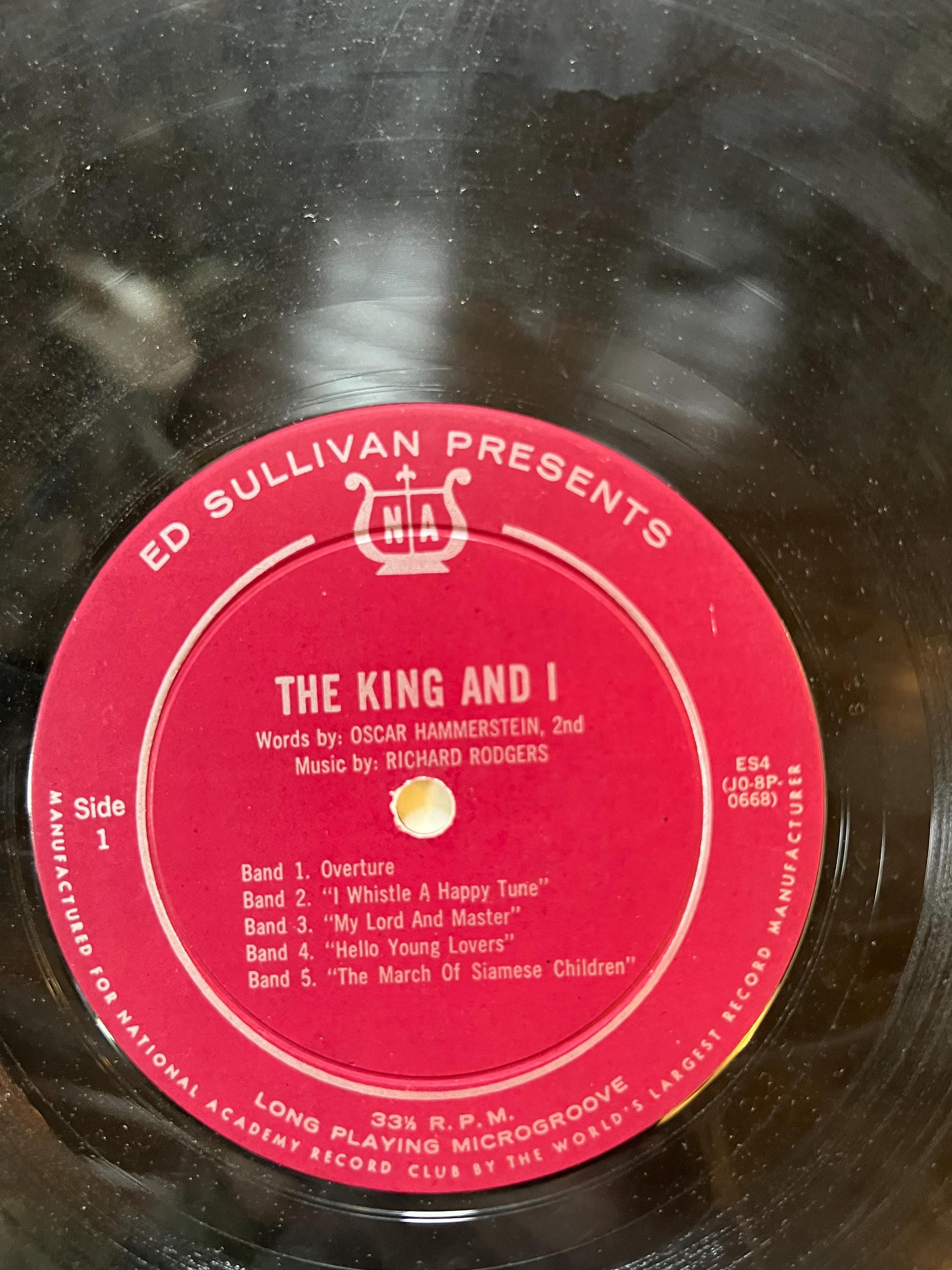 Ed Sullivan Presents “The King and I” - 1960 Record - LP Vinyl Album