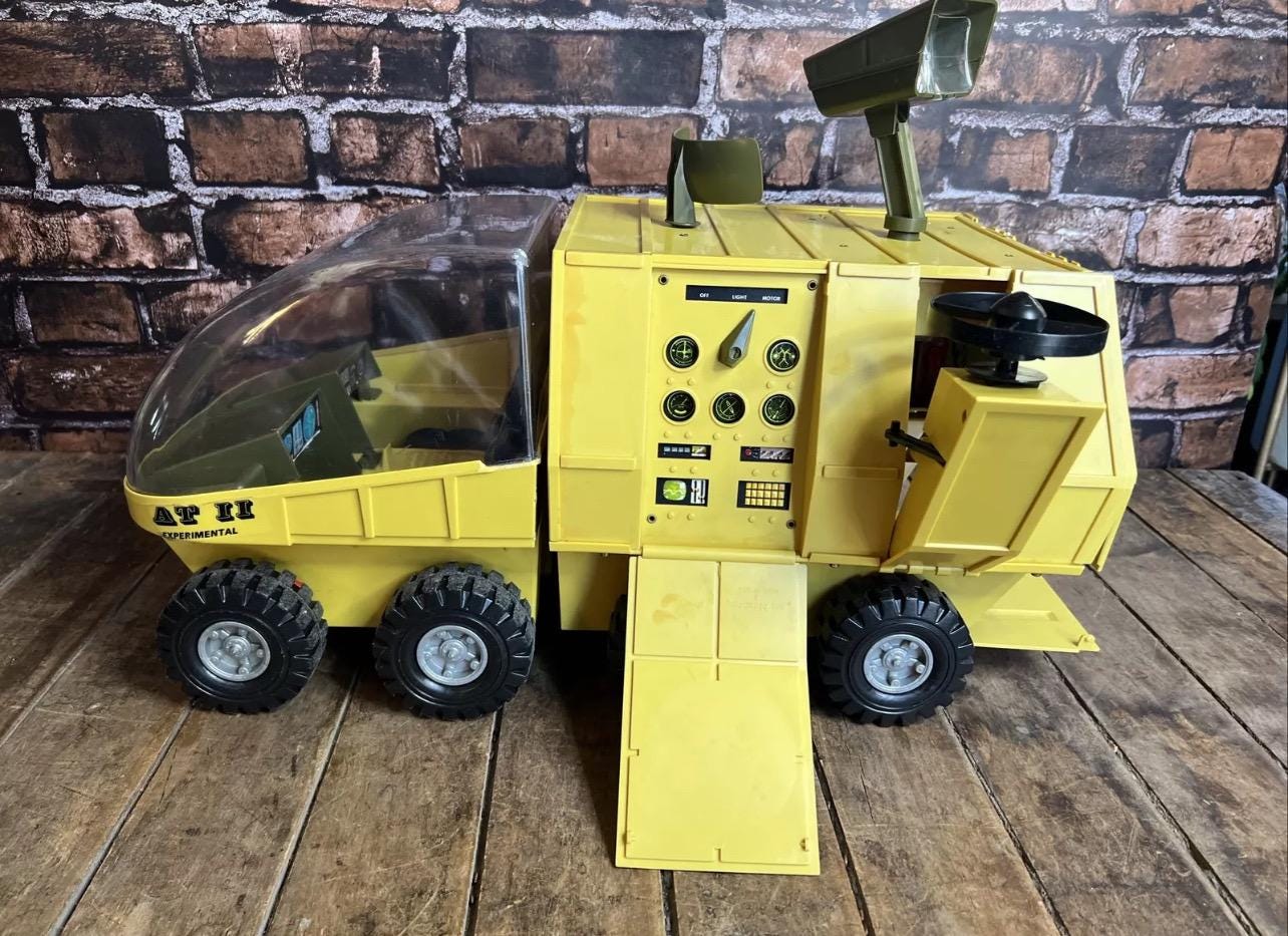 Vintage 1972 GI JOE Mobile Support Vehicle – Hasbro Adventure Team Set