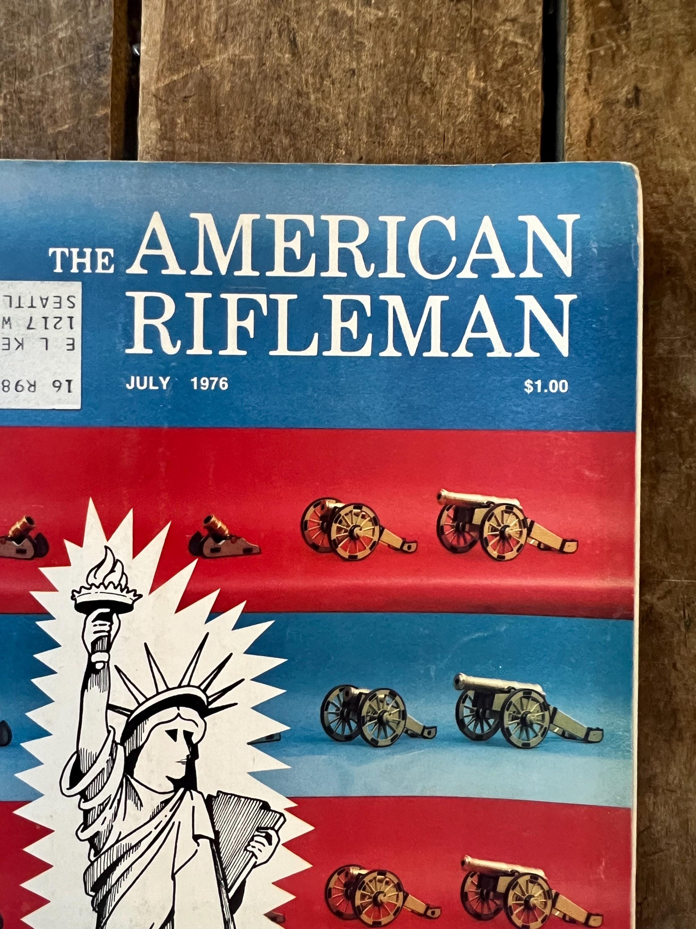 Vintage 1976 American Rifleman Magazine: July Bicentennial Issue