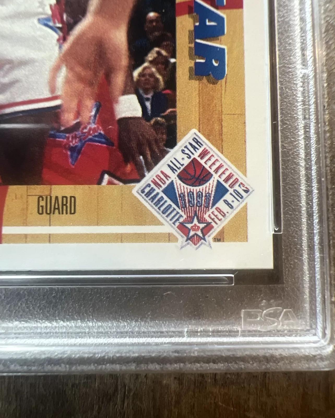 1991 Joe Dumars Upper Deck All-Star Card - PSA 8