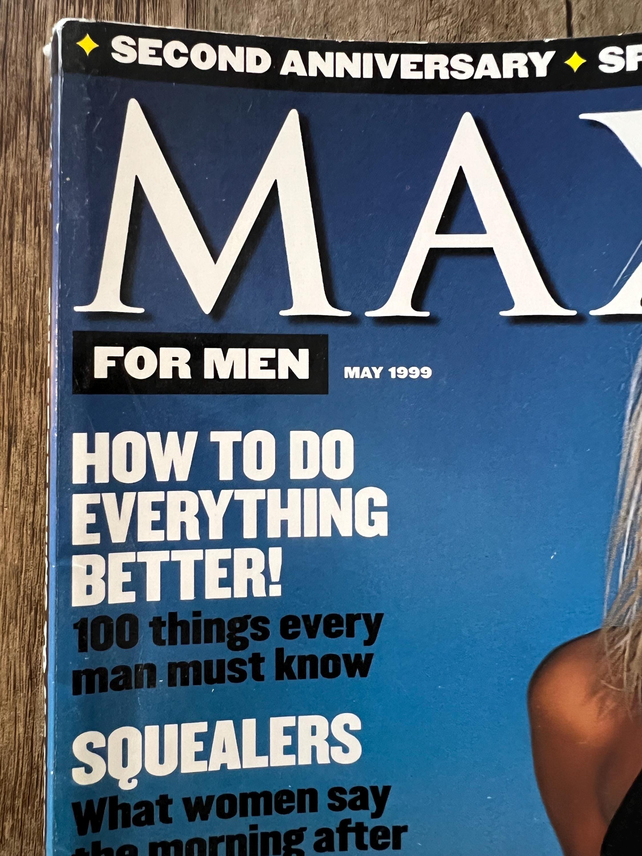 Vintage MAXIM Magazine - May 1999, Caprice Bourret Cover