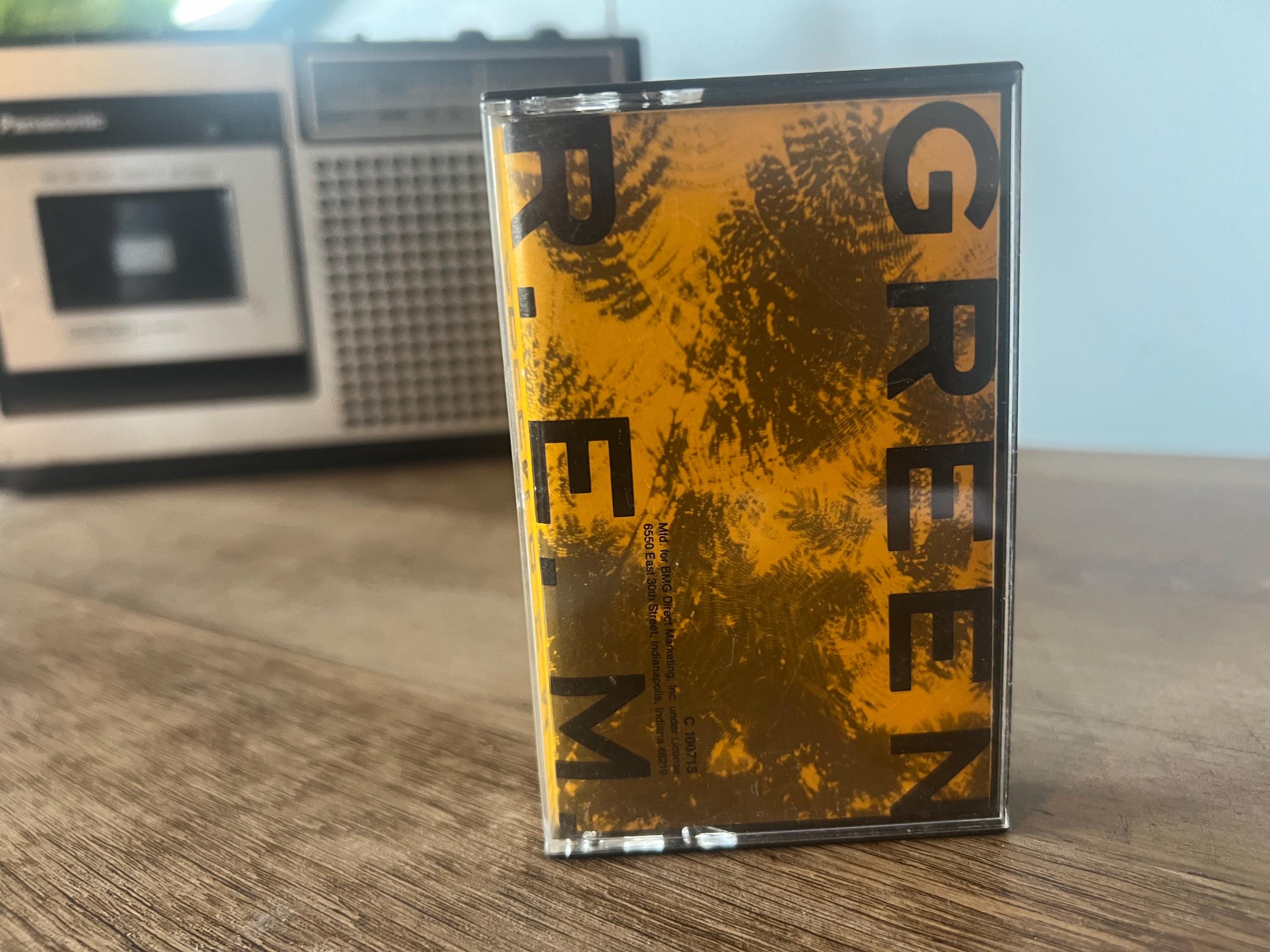 Vintage 1988 R.E.M. Green Cassette Tape - Warner Bros Records