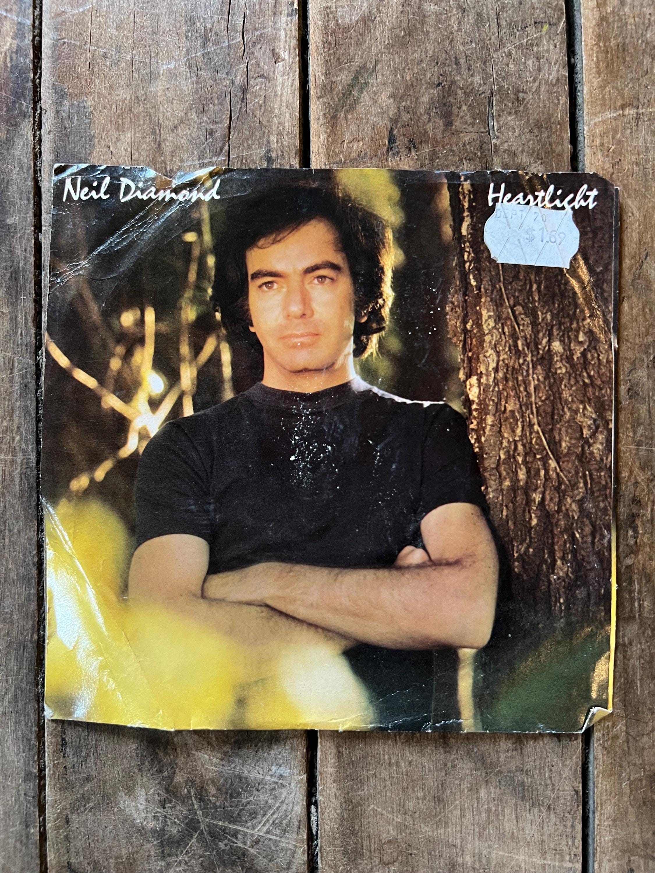 Vintage 1982 Neil Diamond Heartlight 45 RPM Vinyl Record