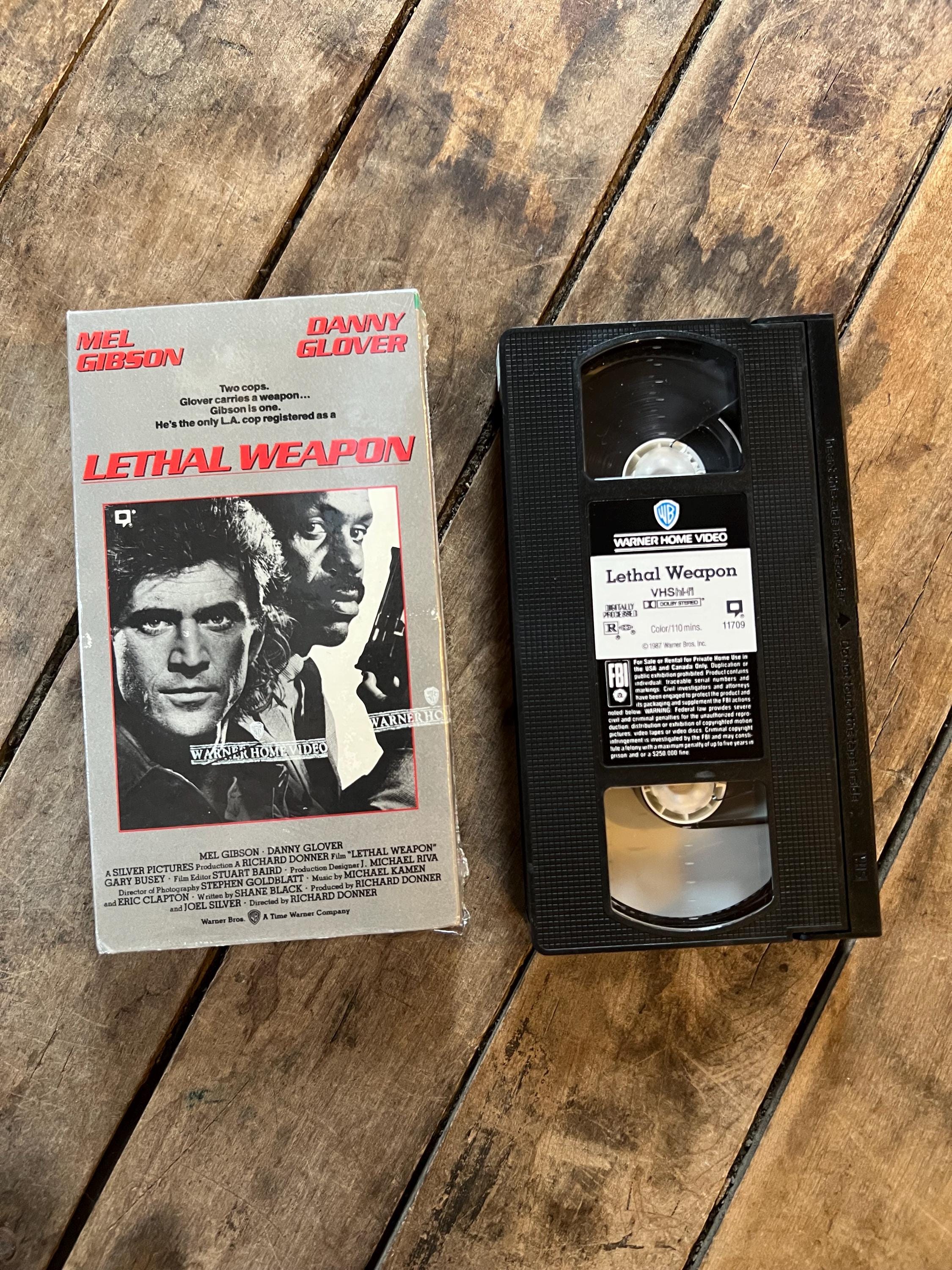 Lethal Weapon ( VHS 1987) Starring - Mel Gibson, Danny Glover & Joe Pesci