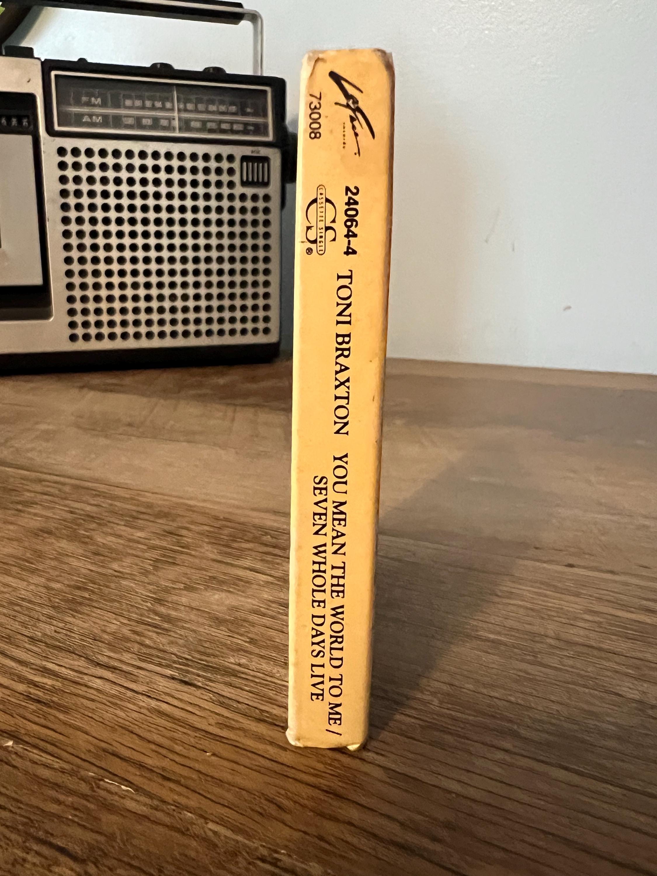 Vintage Toni Braxton Cassette Tape: "You Mean The World To Me"