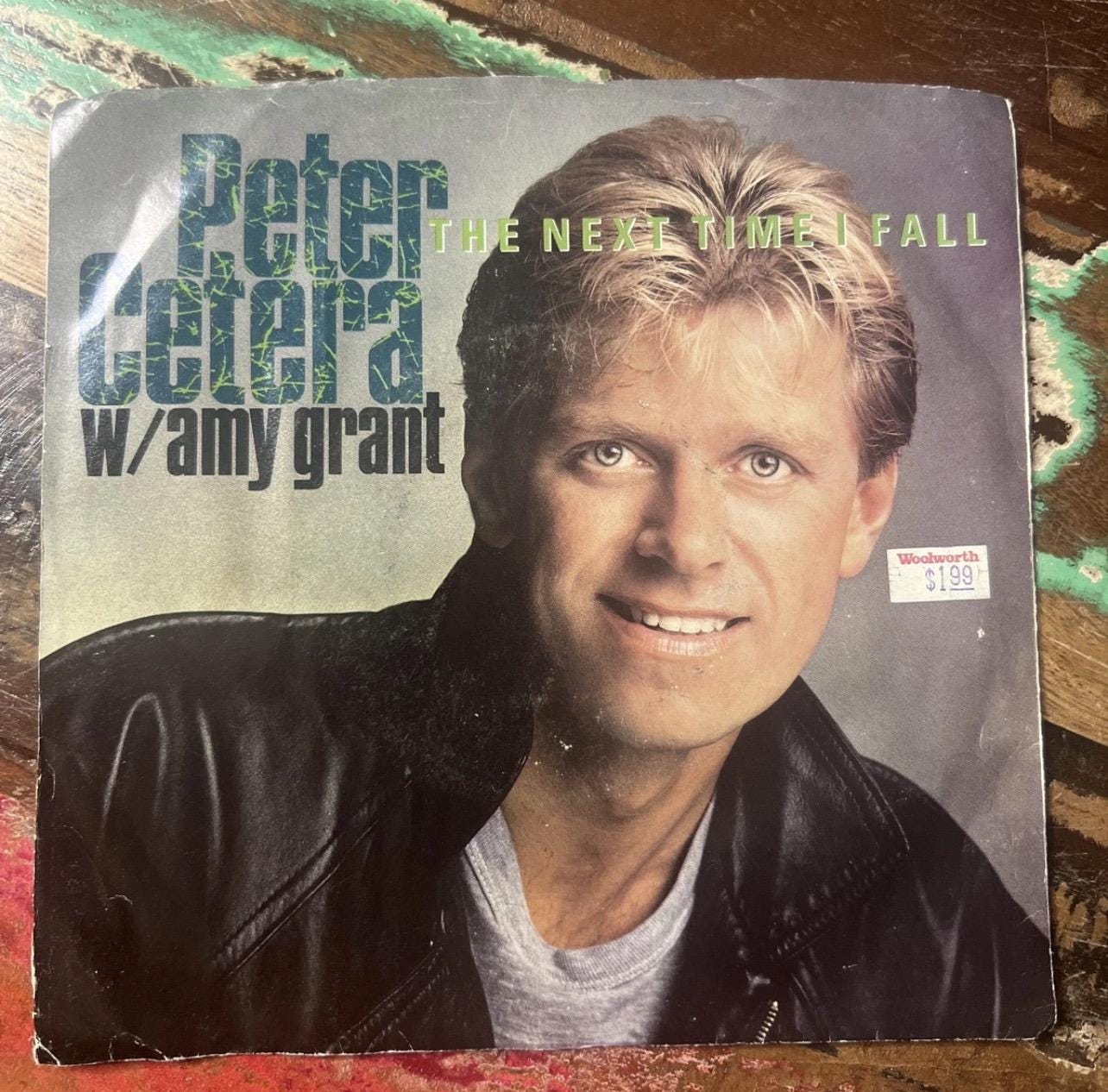 PETER CETERA - Next Time I Fall - Holy Moly - AM Records 1981 - 45 Record & Sleeve  - Vintage Vinyl - Retro
