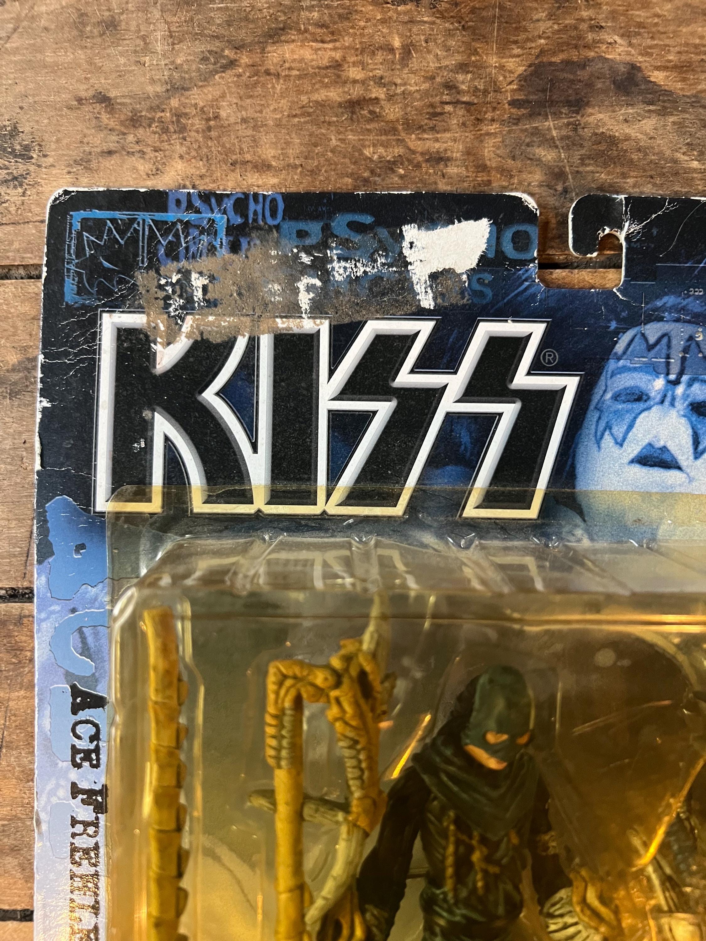 Vintage 1998 KISS Psycho Circus Ace Frehley 'The Stiltman' Action Figure (MOC)