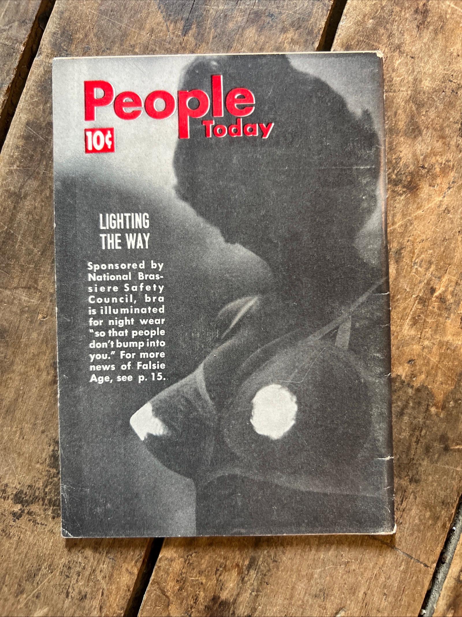Vintage 1953 People Magazine: Maureen O'Hara Cover - July Issue