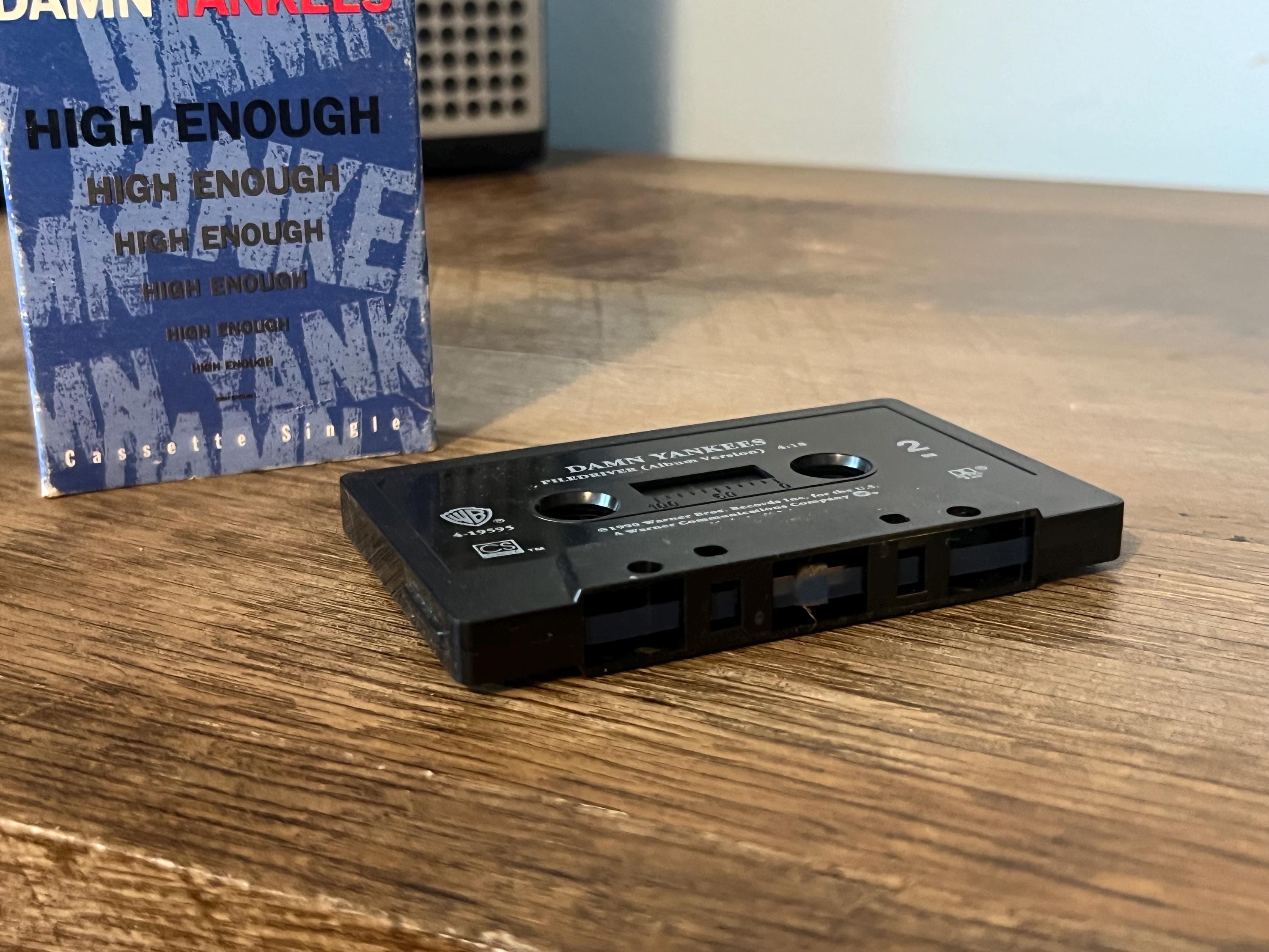 Vintage 1990 Damn Yankees "High Enough" Cassette Tape