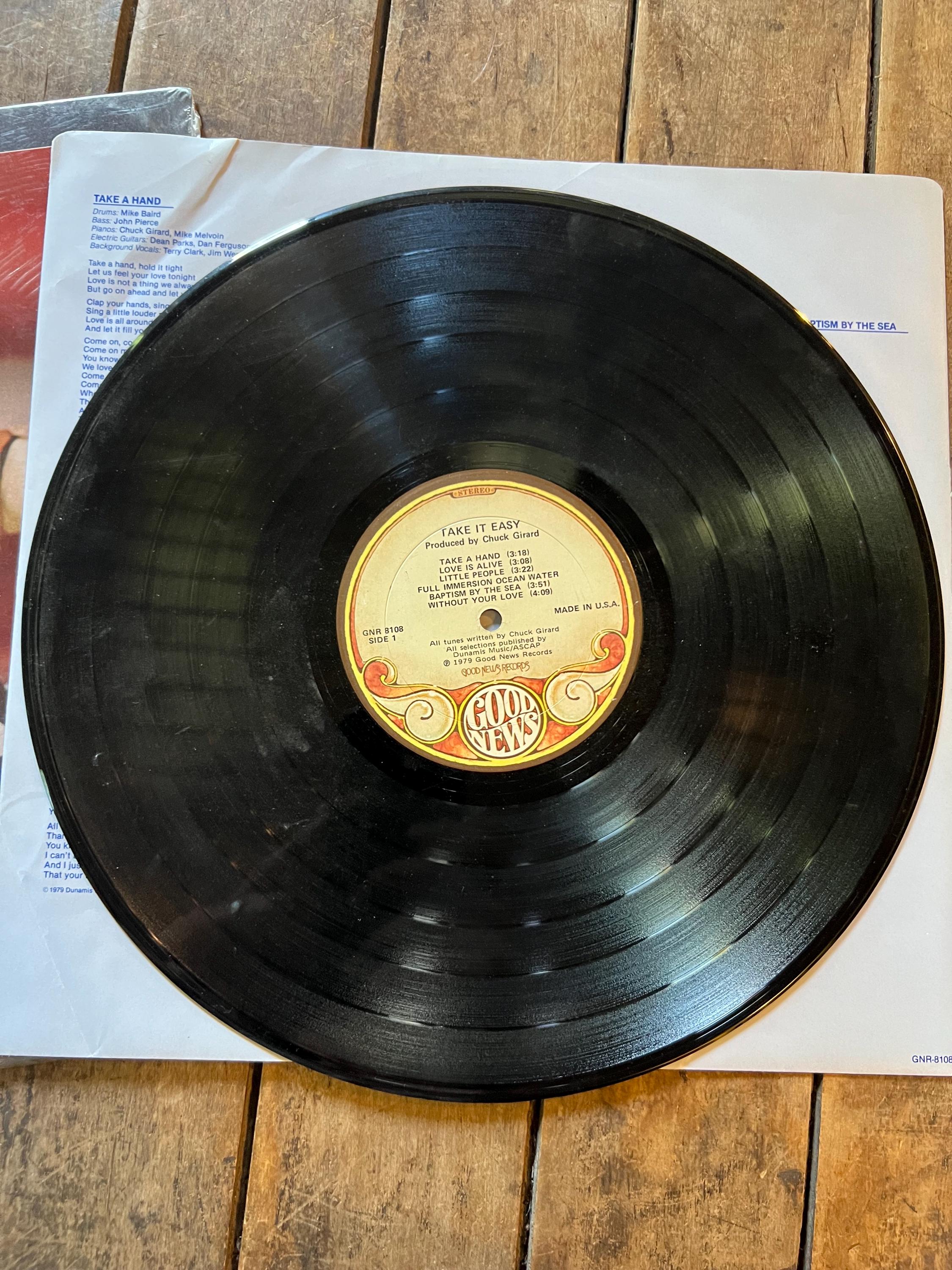 Chuck Girard - Take it Easy LP 1978 - Original Pop Gospel Vinyl Record