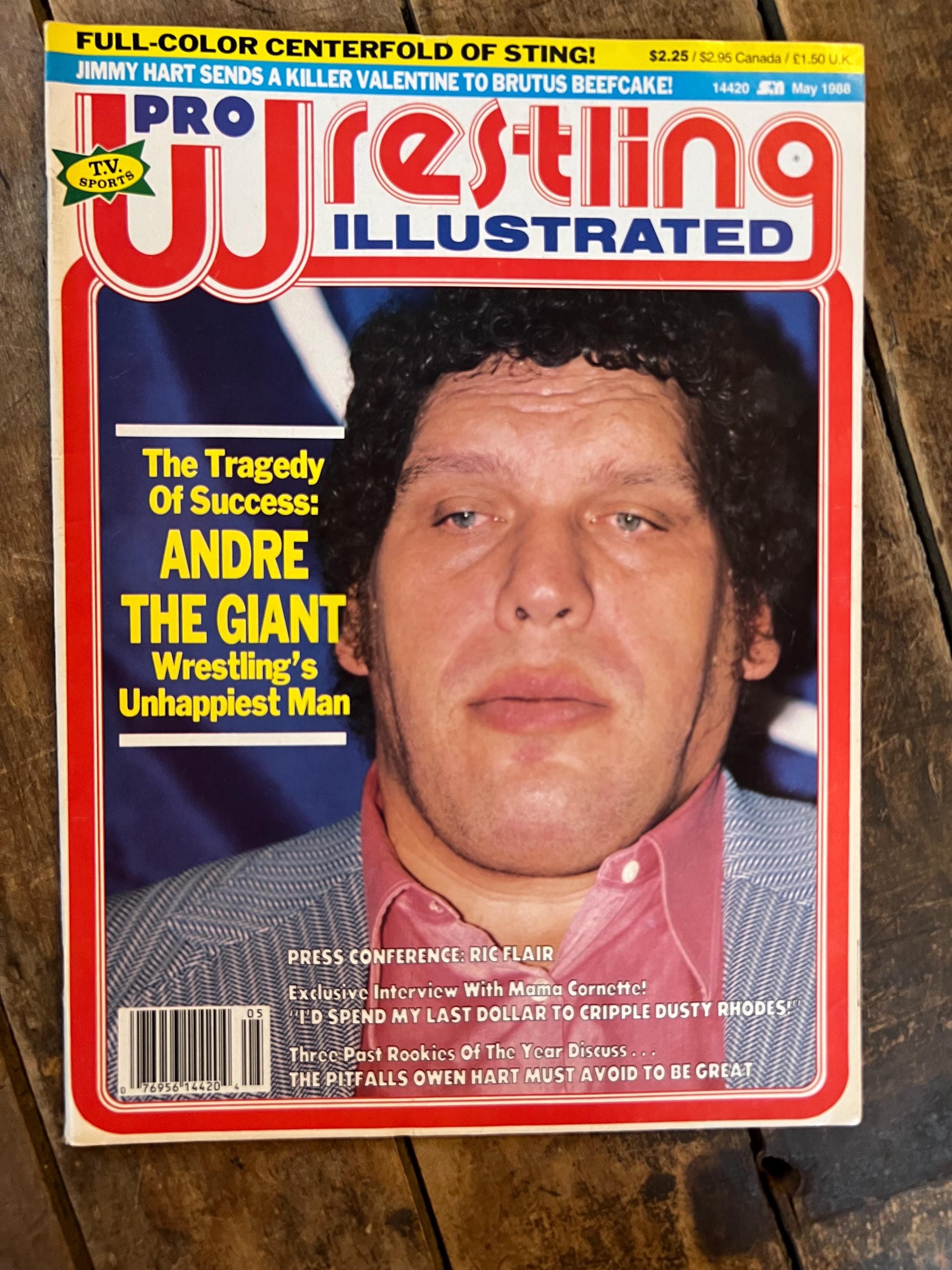 Pro Wrestling Illustrated Magazine  - May 1988- WWF WWE - Andre The Giant