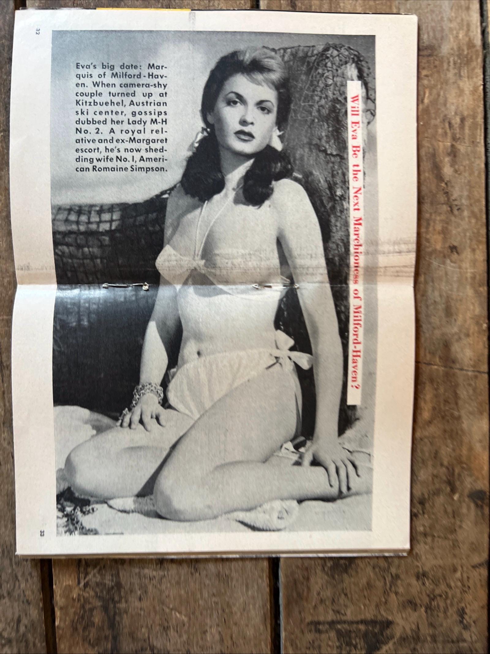Vintage 1953 People Magazine: Maureen O'Hara Cover - July Issue