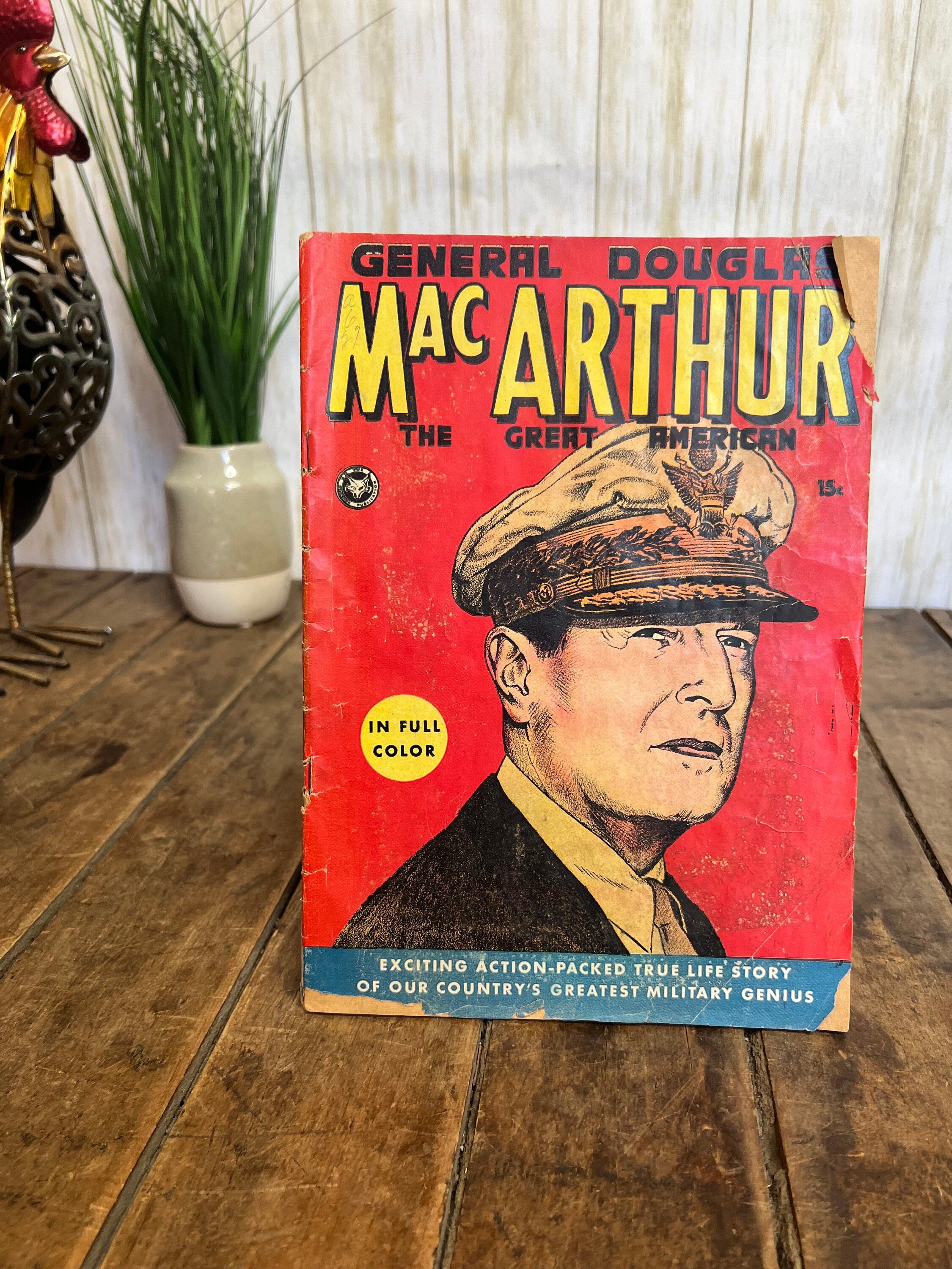 1951 General Douglas MacArthur Comic Book: Fox Feature Syndicate No.1