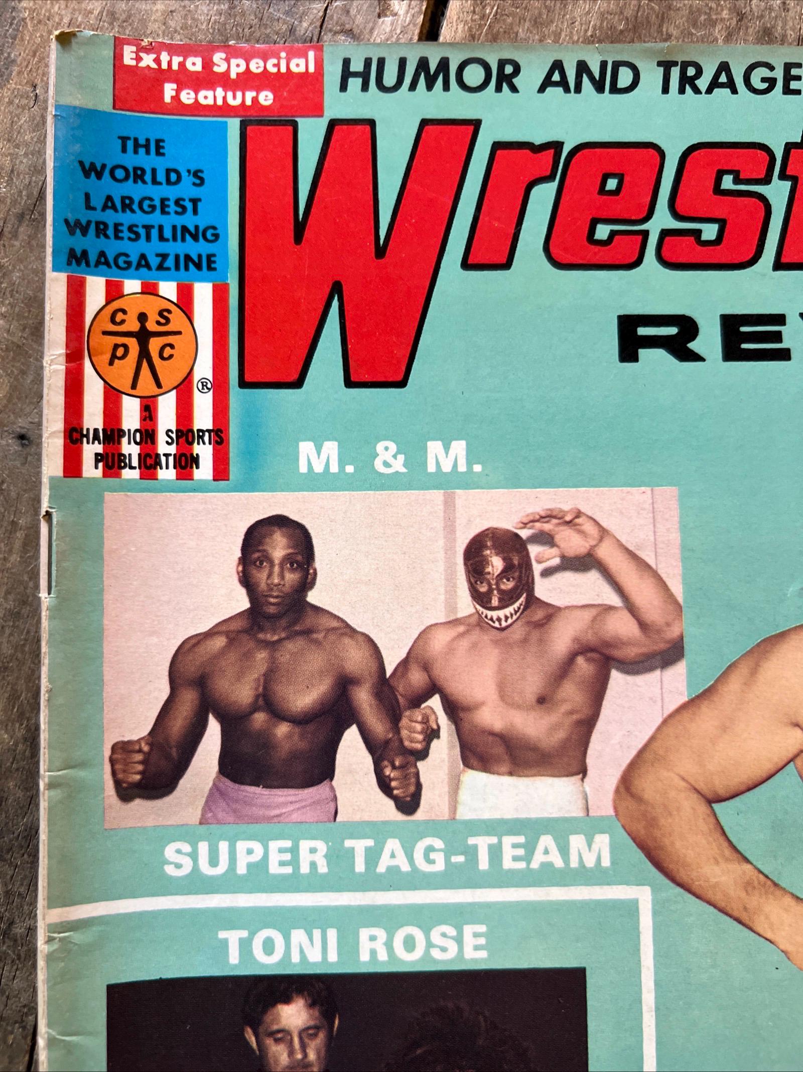 Wrestling Revue Magazine - September 1971 Issue - WWF / WWE - M&M Super Tag Team